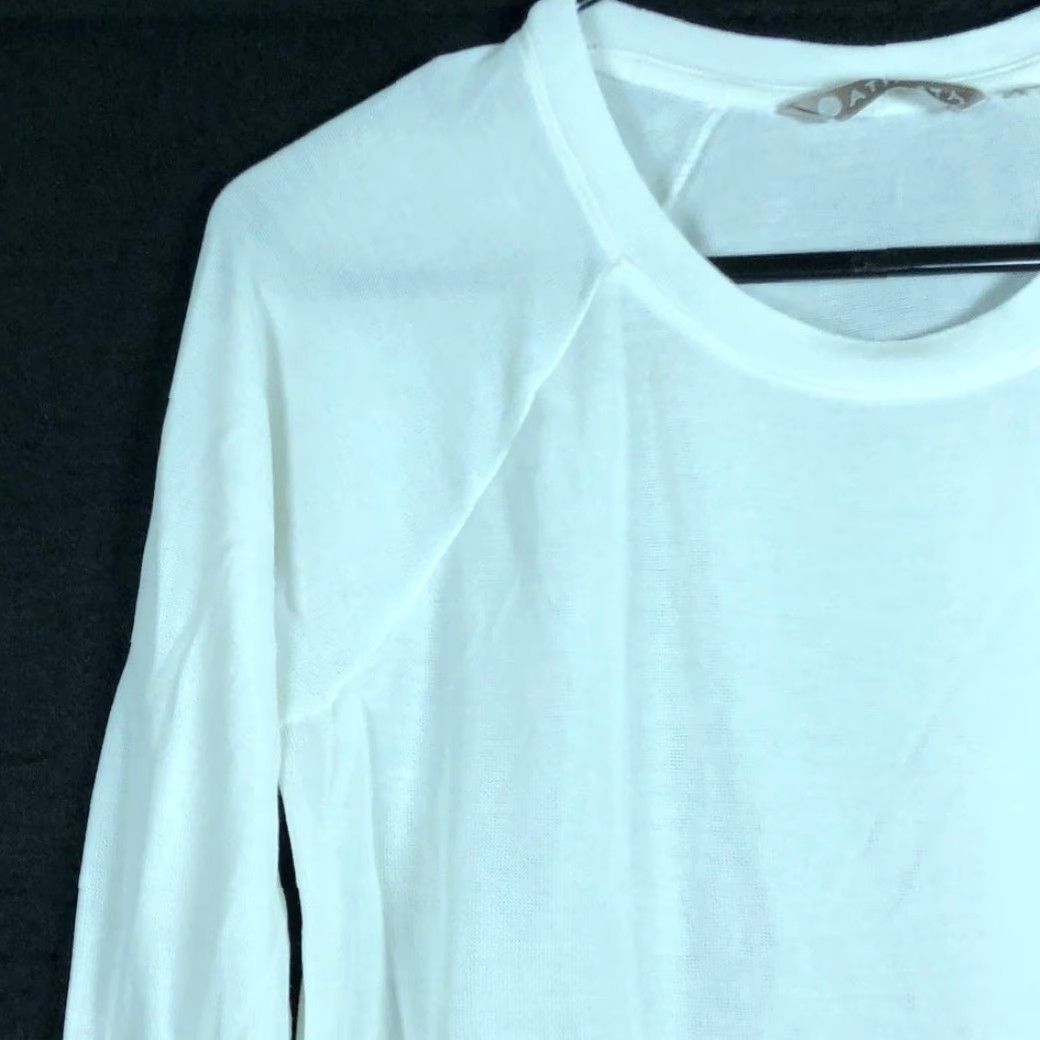 Athleta Athleta Womens Sweatshirt Cream Serenity Criss Cross Pullover Stretch XS Size XS / US 0-2 / IT 36-38 - 4 Thumbnail