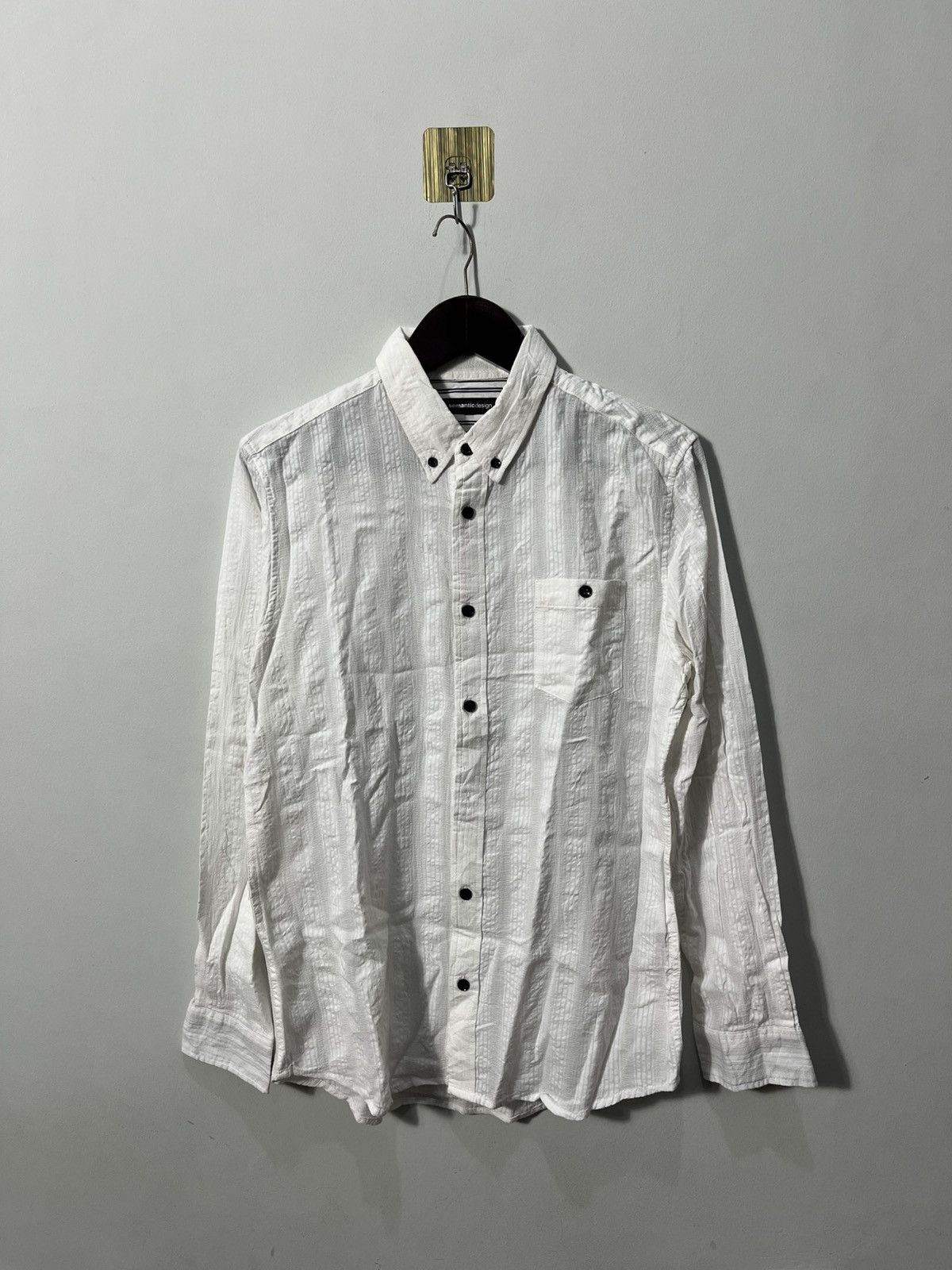 Japanese Brand Semanticdesign long-sleeved shirt Size US L / EU 52-54 / 3 - 1 Thumbnail