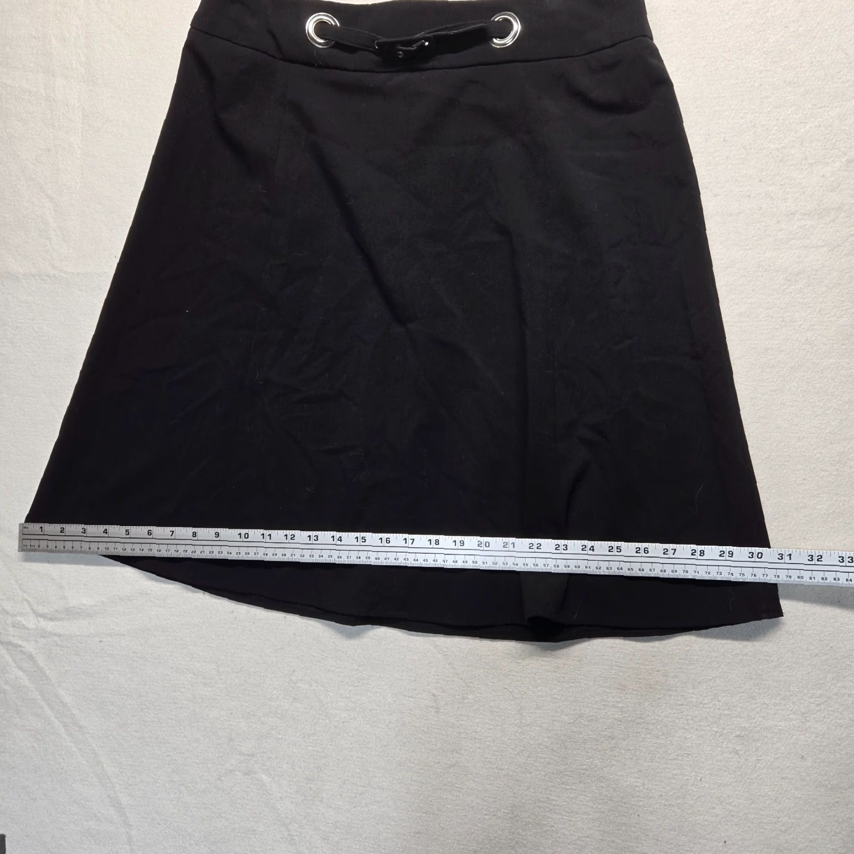 Vintage Cato Skirt Women Long A-Line Solid Black 14 Casual Preppy Bohemian 14 Women Size 36" / US 14 / IT 50 - 7 Thumbnail