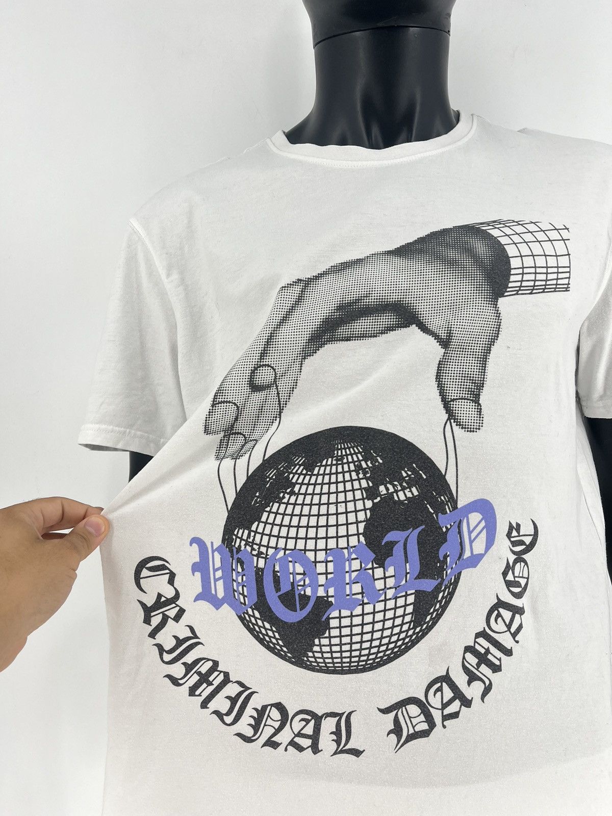 Criminal Damage × Vintage Vintage Criminal Damage London World Tour Streetwear Style Size US XL / EU 56 / 4 - 6 Thumbnail