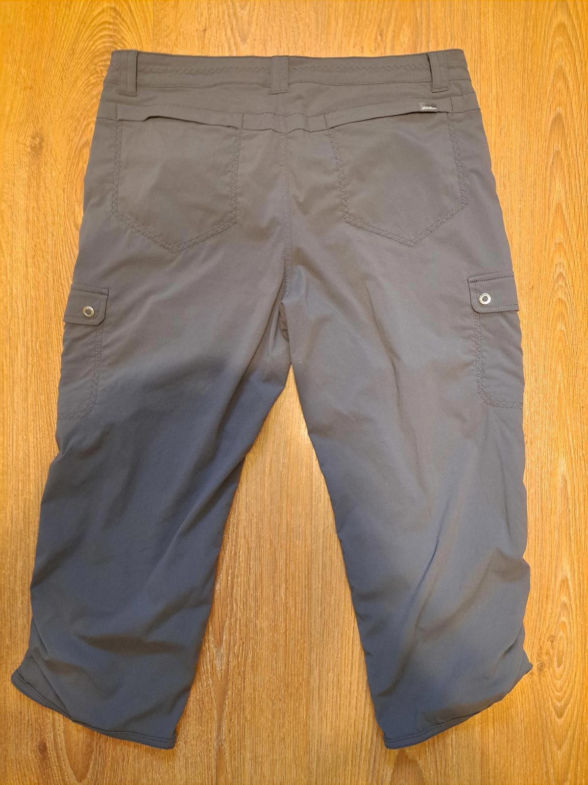 Eddie Bauer Eddie Bauer Cargo Capri Pants Womens 10 Gray Nylon Blend Size 32" / US 10 / IT 46 - 6 Thumbnail