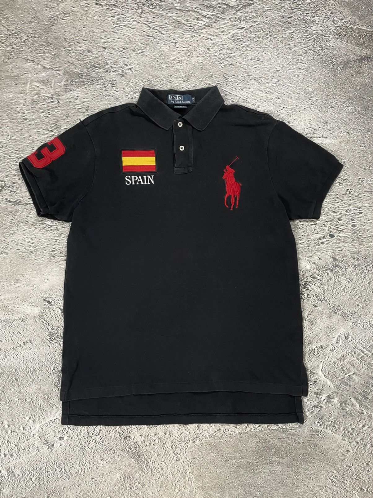 Ralph Lauren Chief Keef Polo Ralph Lauren Spain vintage black big pony Size US L / EU 52-54 / 3 - 1 Thumbnail