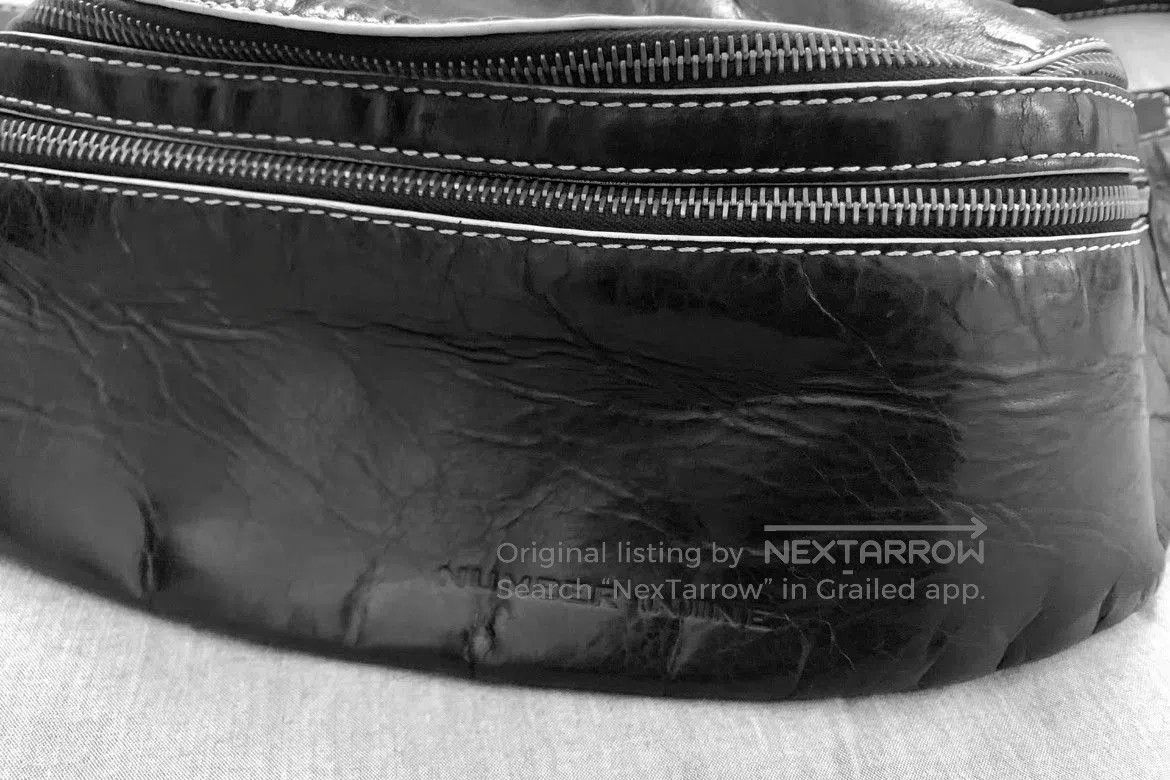 Number (N)ine Number Nine black Leather rivet Shoulder Bag. Size ONE SIZE - 2 Thumbnail