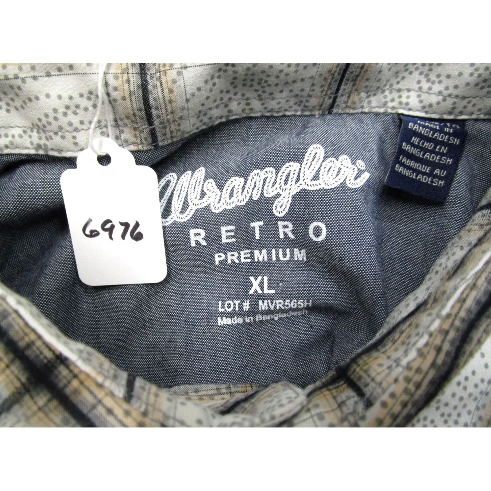 Wrangler Wrangler Retro Shirt Men XL White Paisley Long Sleeve Button Down Western Size US XL / EU 56 / 4 - 7 Thumbnail