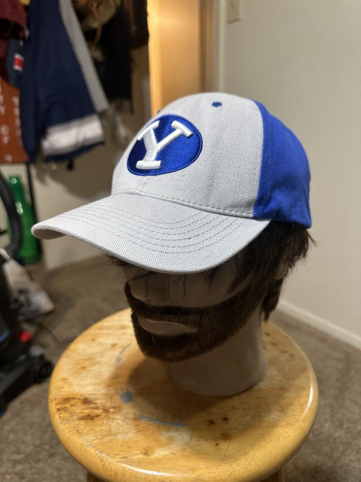 NCAA Vintage BYU university “triple blue” hat 00s Size ONE SIZE - 6 Thumbnail