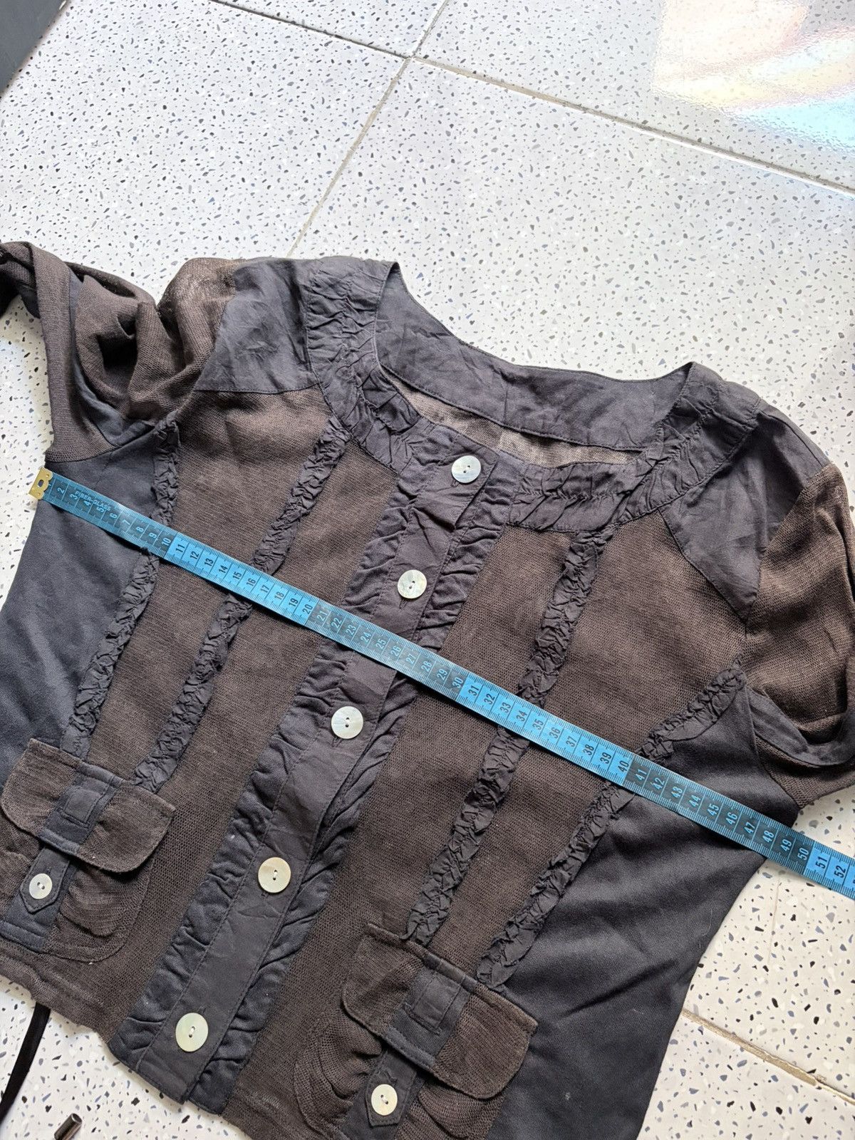 Le Grande Bleu (L.G.B.) Y2K Japanese Women Mesh Outer Tops Size M / US 6-8 / IT 42-44 - 9 Thumbnail