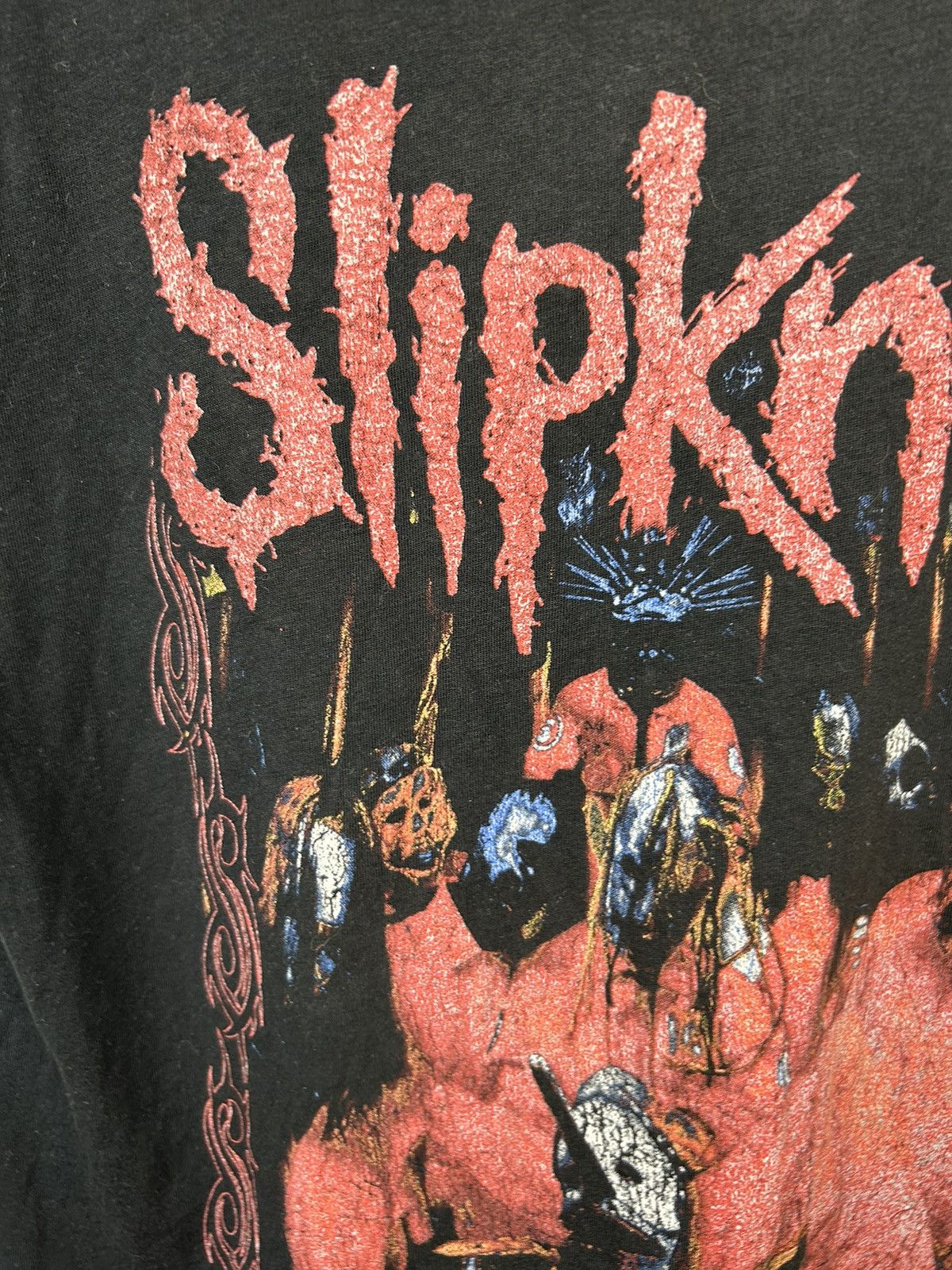 Band Tees Slipknot Black Band T Shirt Size US M / EU 48-50 / 2 - 7 Thumbnail
