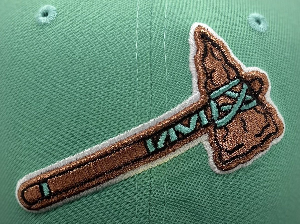 Hat Club × New Era Atlanta Braves Metallic BP Logo & Band ASG SP New Era 7 1/8 Size ONE SIZE - 5 Thumbnail