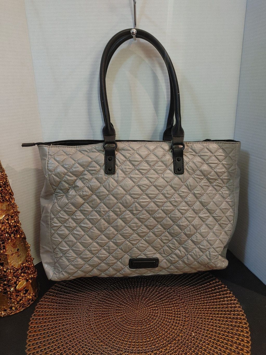 Steve Madden Steve Madden Quilted Nylon Overnighter Size ONE SIZE - 4 Thumbnail