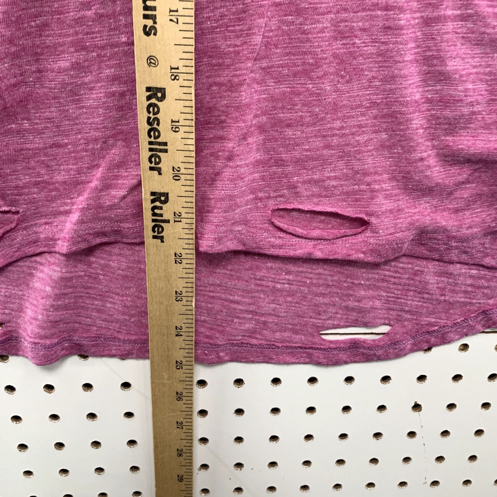 Vintage We The Free Womens Small Purple Distressed Syle Short Sleeve Top Shirt Size S / US 4 / IT 40 - 6 Thumbnail
