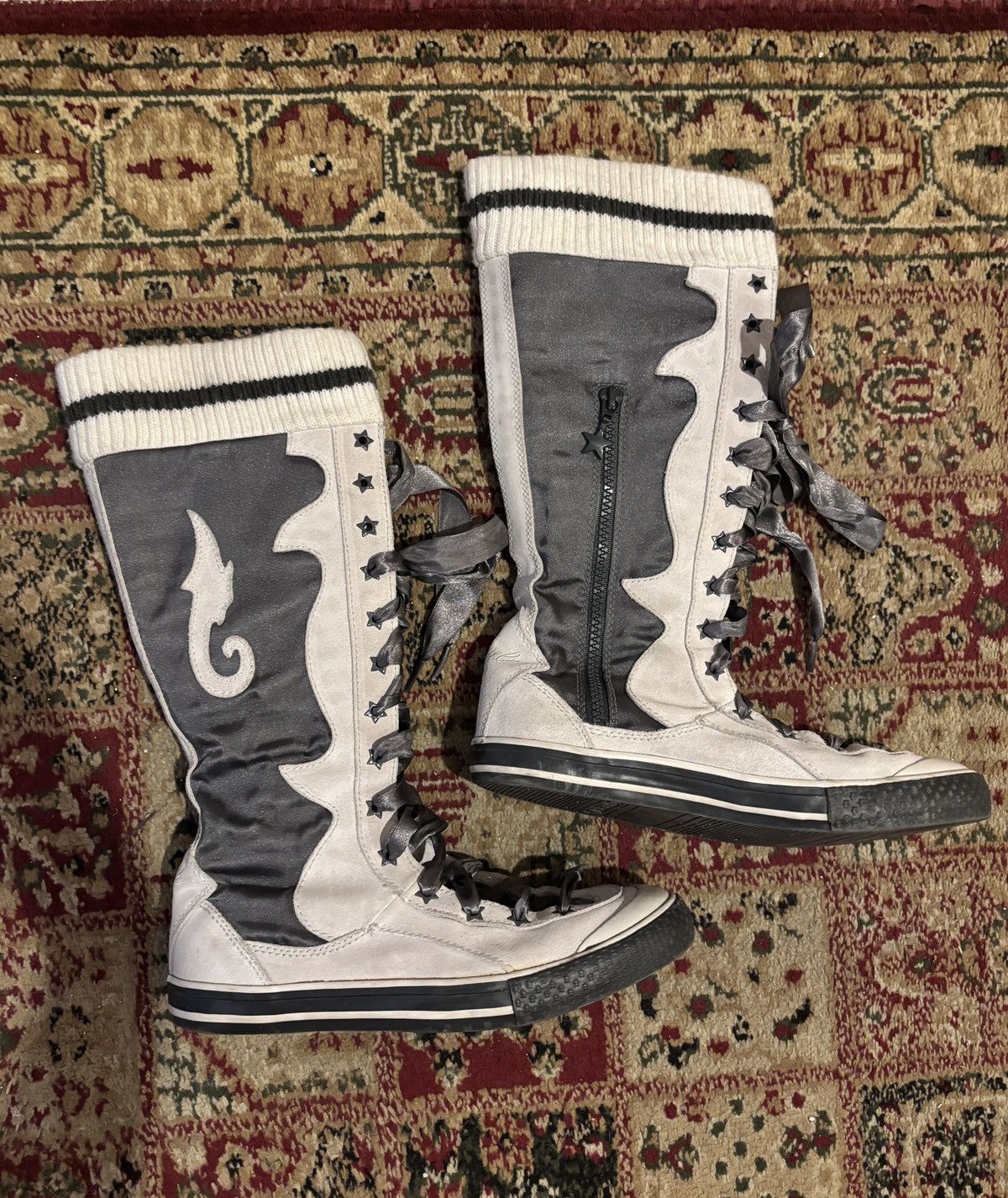 Diesel Diesel’s Pop Star The Voice (Grey and Off White) Size US 6 / IT 36 - 2 Thumbnail