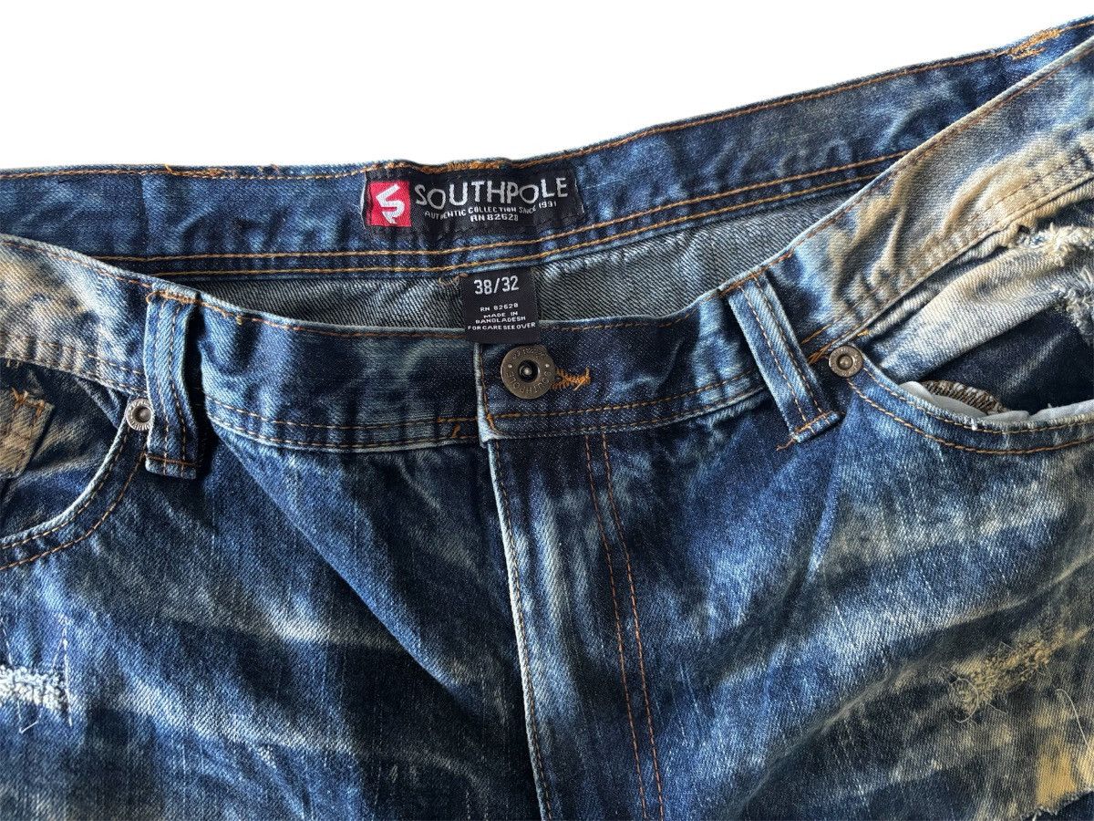 Southpole Southpole distressed acid wash denim jeans size 38 x 32 Size US 38 / EU 54 - 2 Thumbnail
