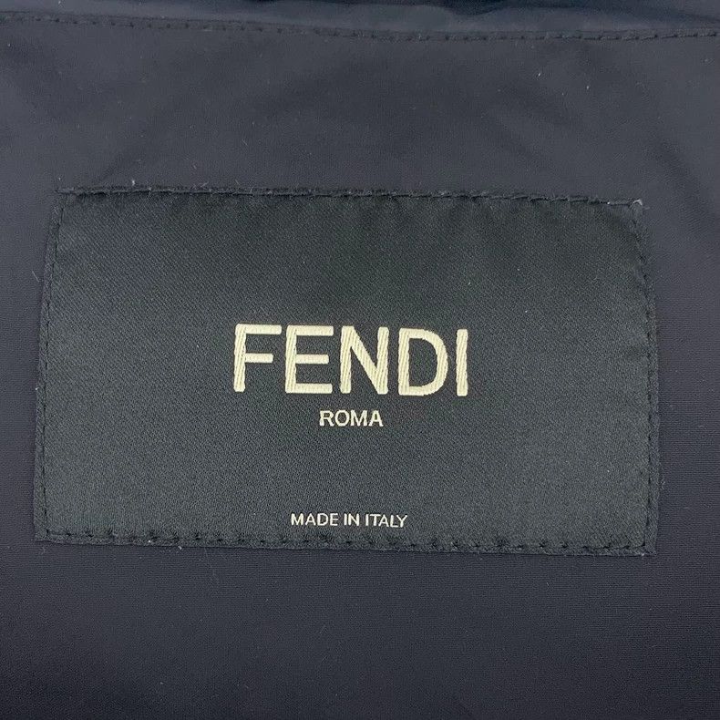 Fendi FENDI Black Classic Karl Lagerfeld Diamond Embellished Hoo Size US M / EU 48-50 / 2 - 5 Thumbnail