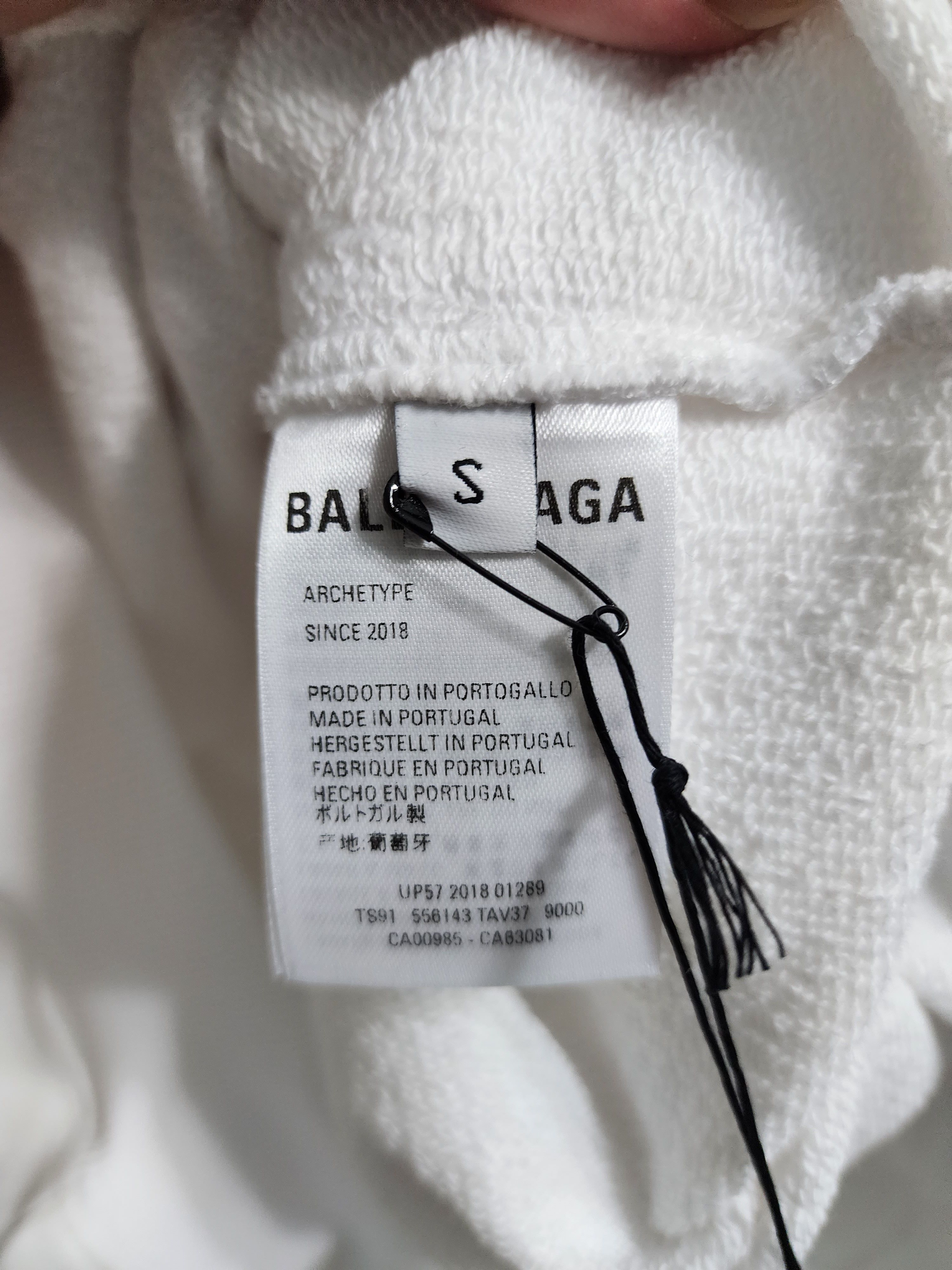 Balenciaga Back Logo Hoodie Size US S / EU 44-46 / 1 - 11 Thumbnail