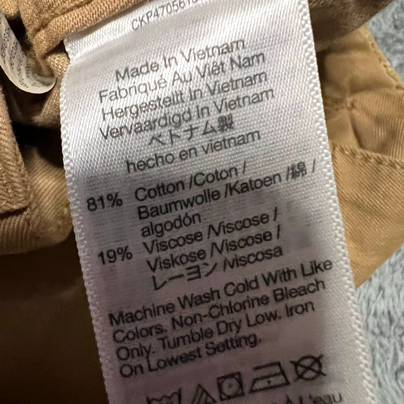 Madewell Madewell Pants Womens 28 Garment Dyed Tapered Chino NJ997 Brown Tan 28x30 Brown Tan Womens Size 28" / US 6 / IT 42 - 6 Thumbnail