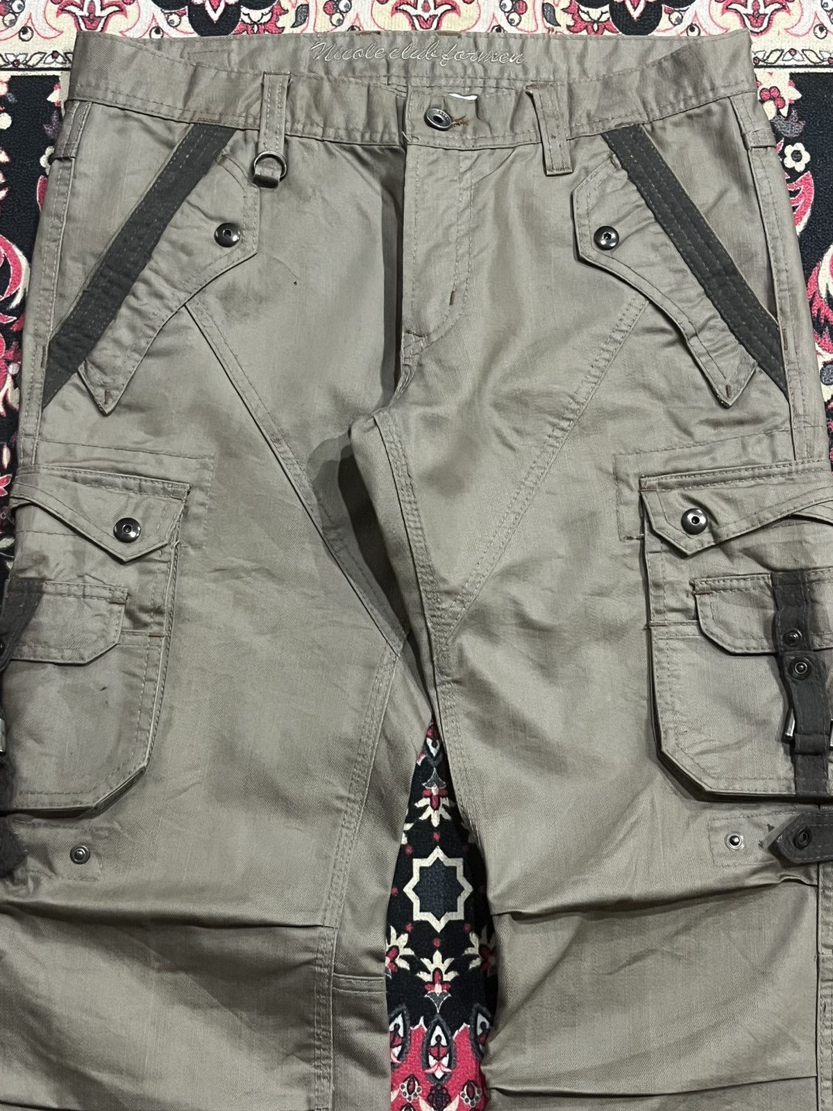 Japanese Brand × Nicole Club × Tornado Mart ⚡️Tactical⚡️Nicole Club For Men Tactical Cargo Casual Pants Size US 32 / EU 48 - 5 Thumbnail