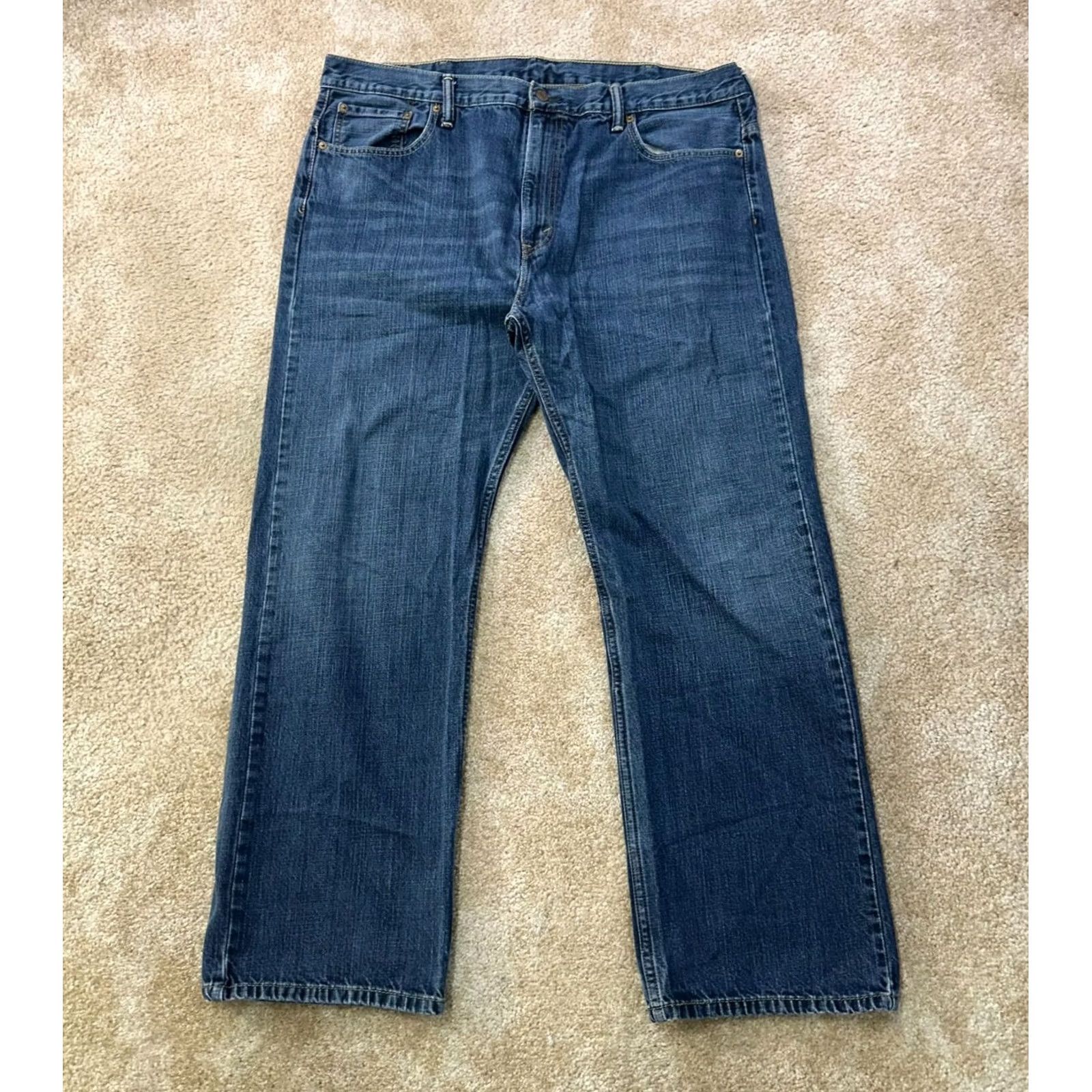 Levi's VINTAGE Levi's 569 Loose Straight Jeans Mens 40x32 Blue Denim Baggy Relaxed 90s Grunge Jeans Mens Size US 40 / EU 56 - 2 Thumbnail