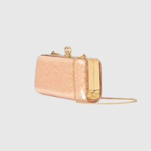 Gucci oc11z0226 Size: OS / Broadway Small Sequin Moire Evening Bag Size ONE SIZE - 2 Thumbnail