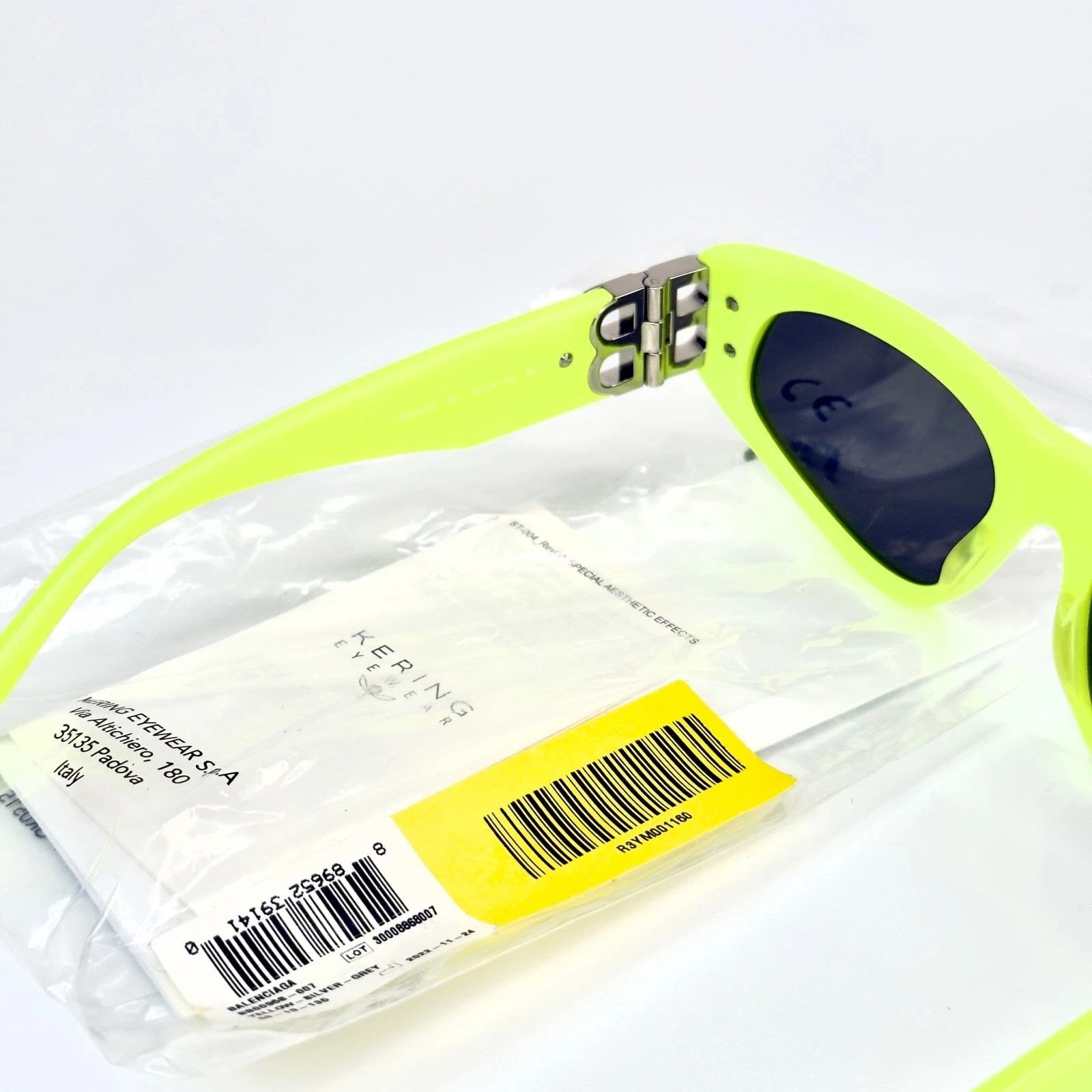 Balenciaga BALENCIAGA BB0095S DYNASTY 0095 007 Fashion Logo Sunglasses Size ONE SIZE - 2 Thumbnail