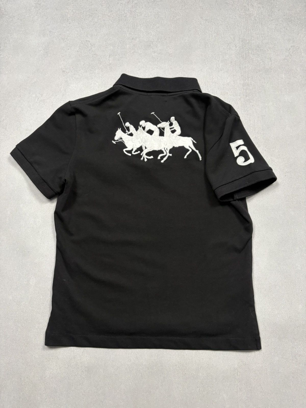 Polo Ralph Lauren Polo Ralph Lauren Custom Fit Polo Shirt Pony Spellout Logo L Size L / US 10 / IT 46 - 1 Thumbnail