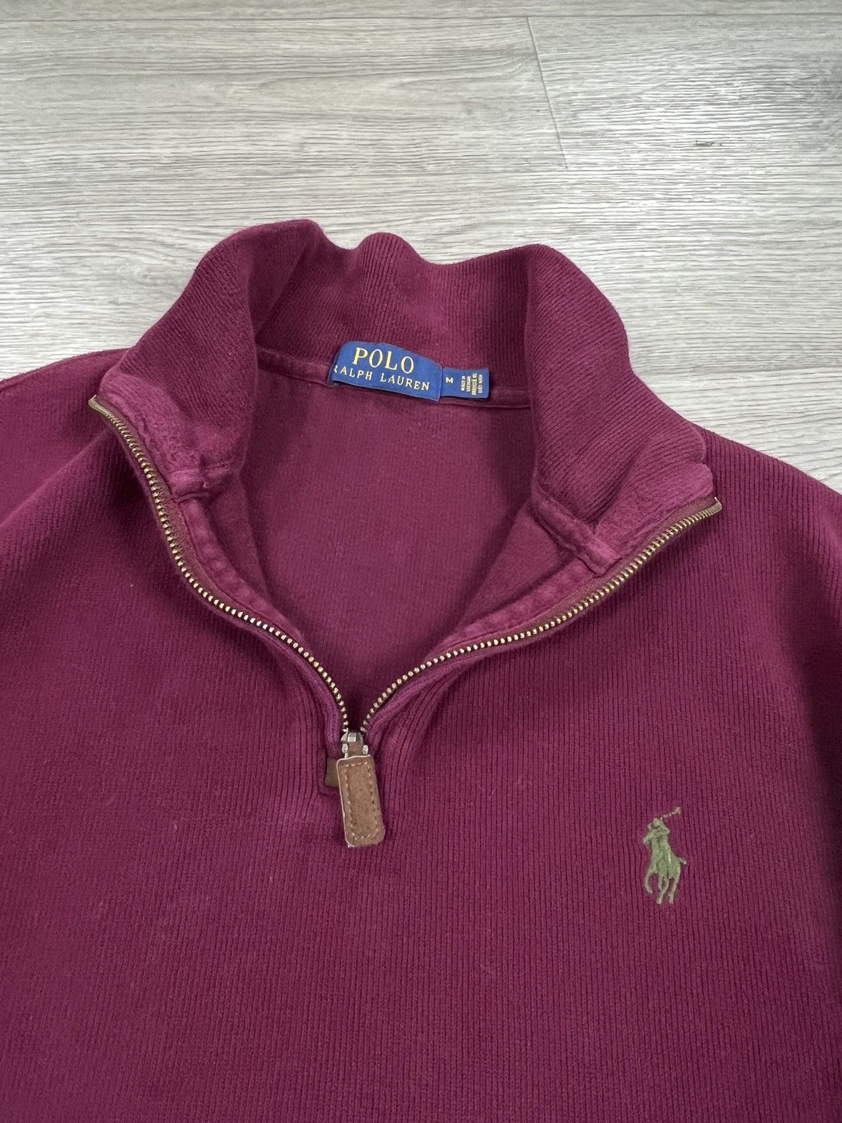 Lacoste Polo Ralph Lauren Half Zip Sweatshirt Embroidered Logo Size US M / EU 48-50 / 2 - 6 Thumbnail