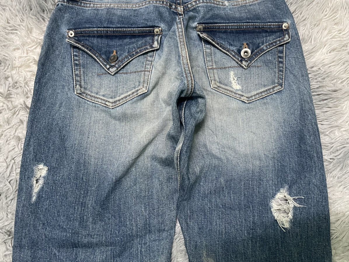 Japanese Brand 2000s HYSTERIC GLAMOUR INSPIRED BRAND SOY DISTRESSED DESIGN Size US 29 - 18 Thumbnail