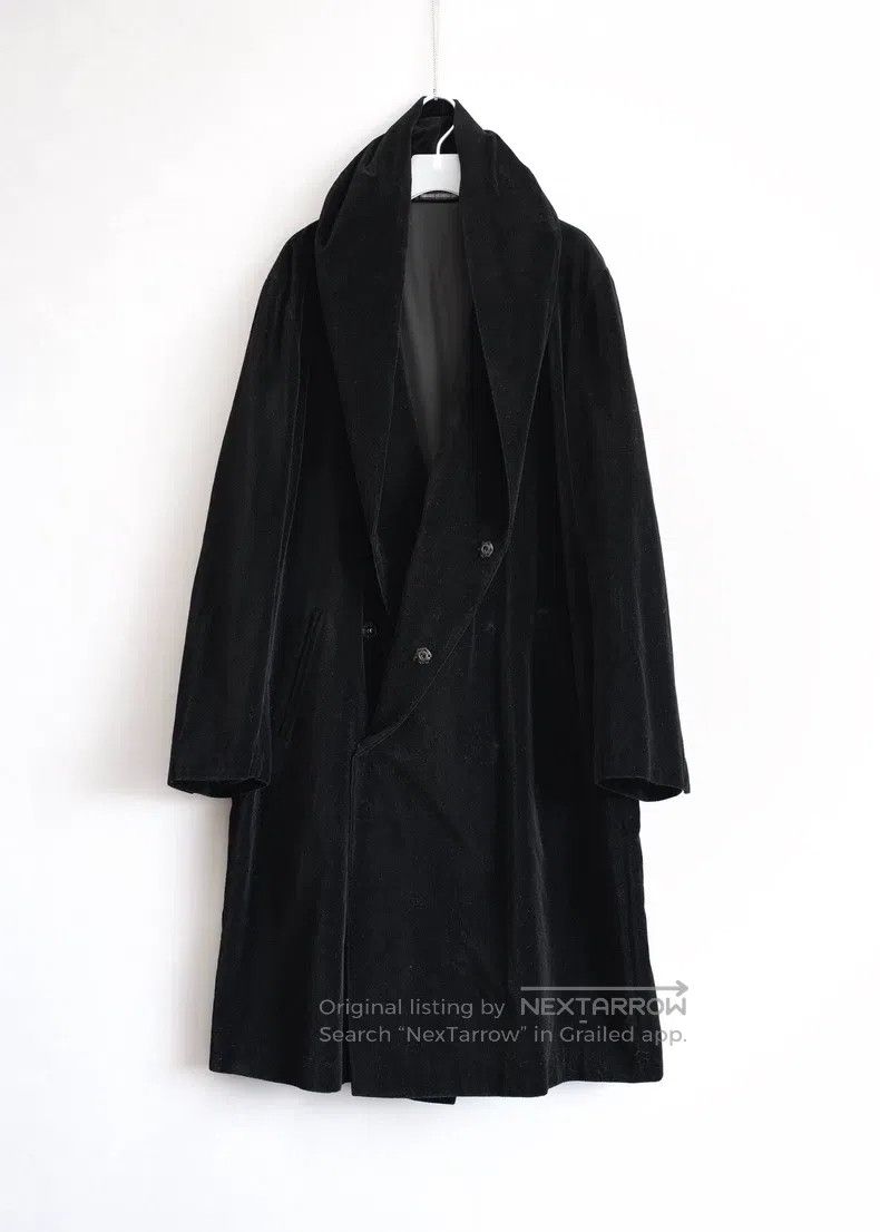 Yohji Yamamoto Yohji Yamamoto Snap Velvet Hooded Coat Size US L / EU 52-54 / 3 - 1 Thumbnail