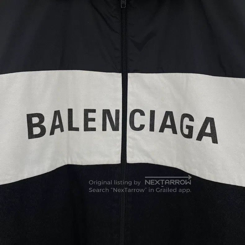 Balenciaga Balenciaga Black and white patched zipper denim windbreake Size XXS / US 00 / IT 34 - 5 Thumbnail
