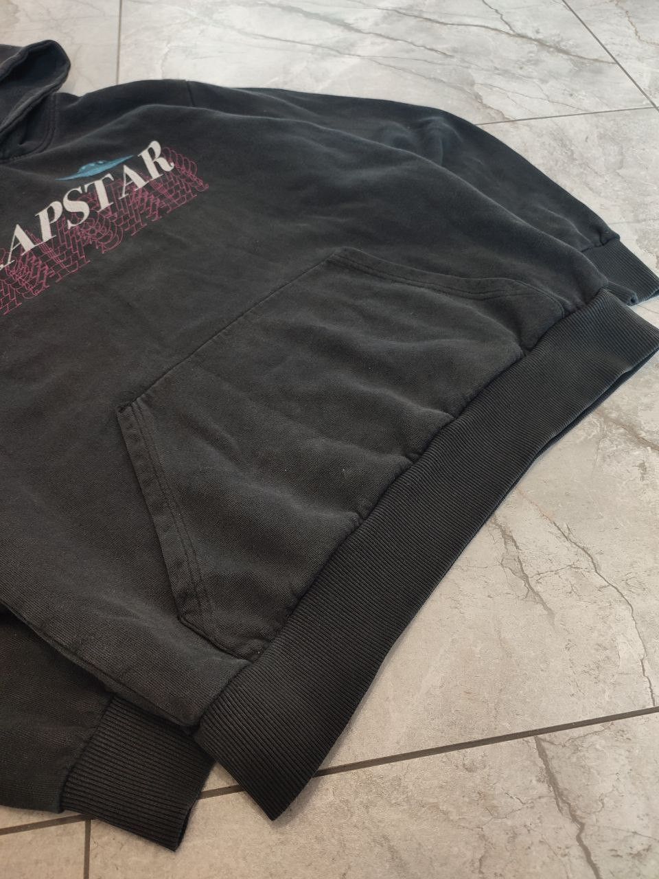 Japanese Brand Y2K TRAPSTAR sunfaded grunge hoodie big central logo Size US S / EU 44-46 / 1 - 7 Thumbnail