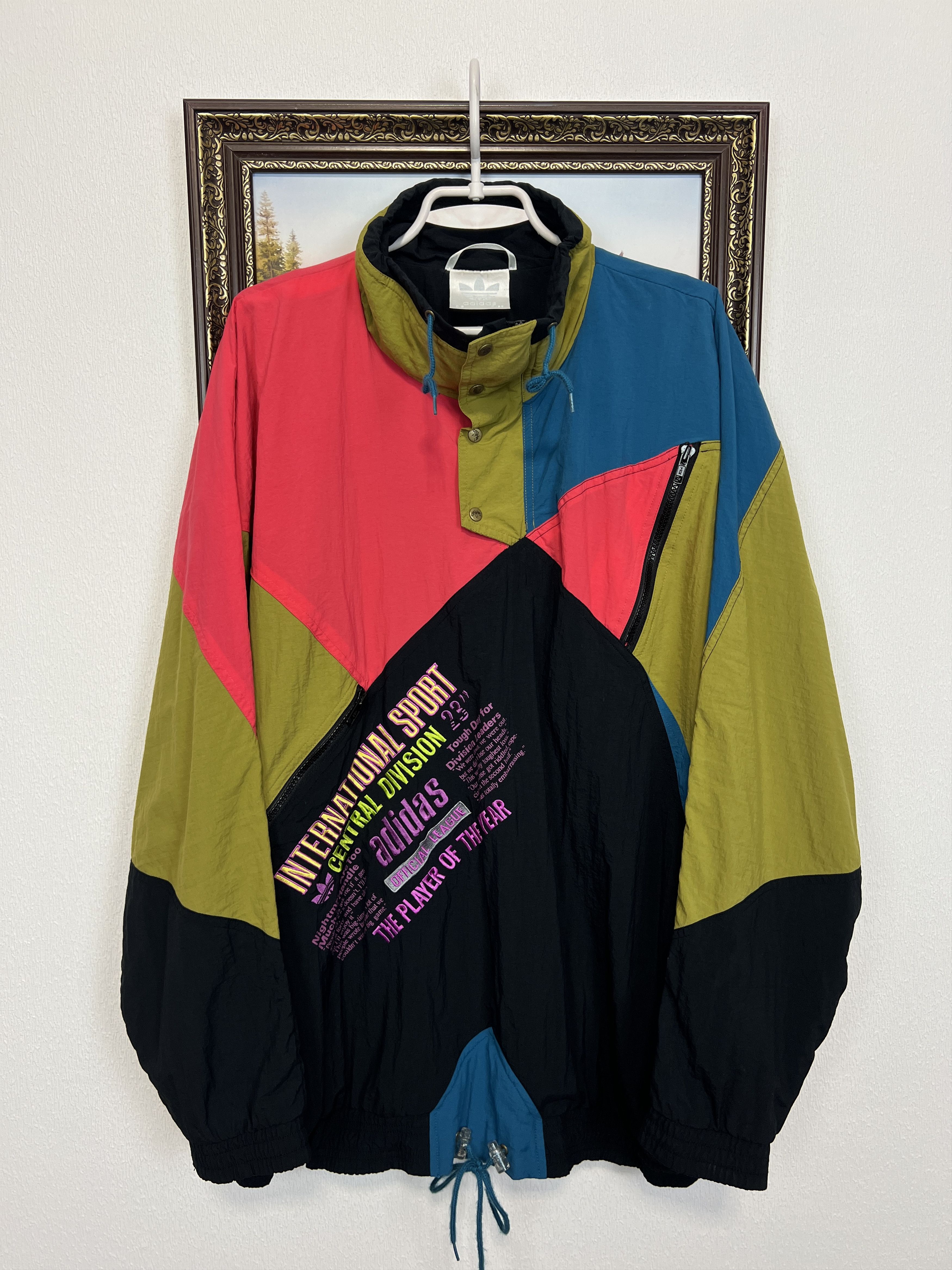 Adidas Vintage 90's International Sport Jacket Rare Track Top Hype Size US XL / EU 56 / 4 - 1 Thumbnail