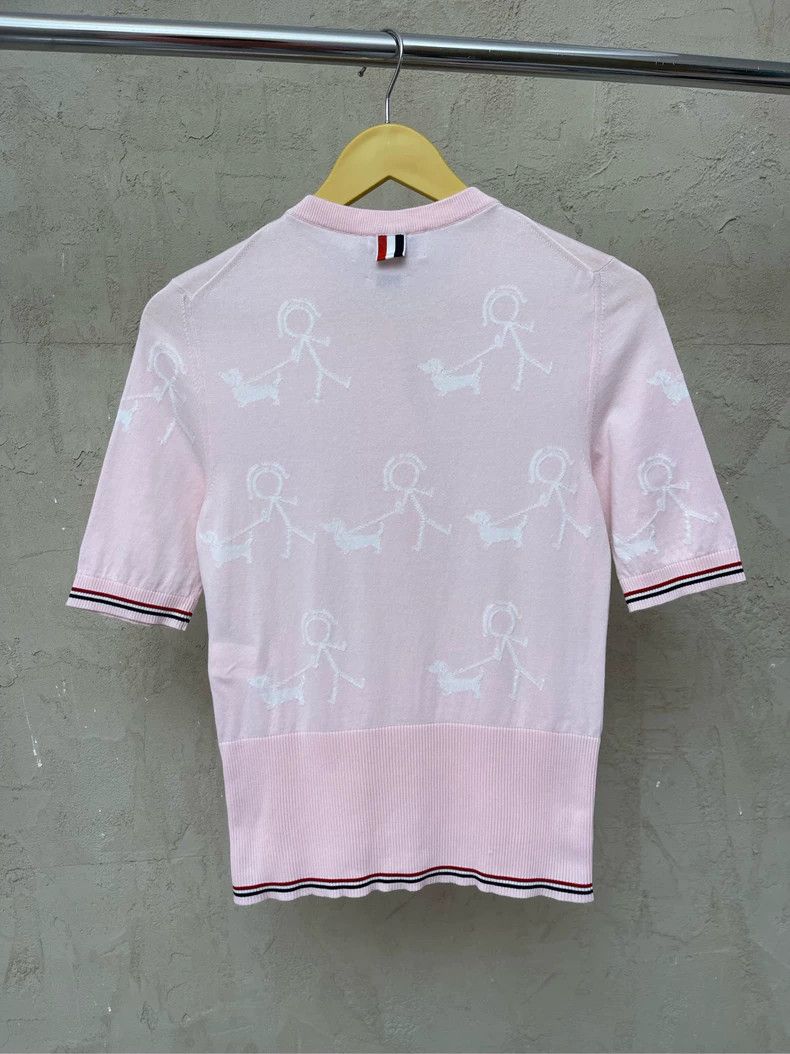 Thom Browne Thom browne Size 00 Cherry blossom pink full print dog wal Size XXS / US 00 / IT 34 - 3 Thumbnail
