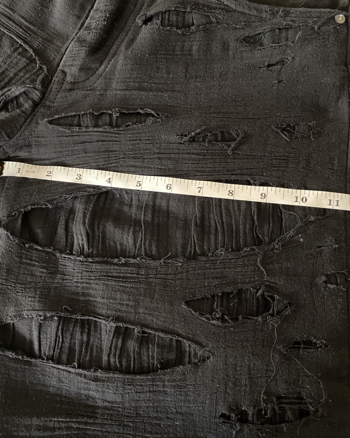 Paradoxe Paris Paradoxe Paris x Nubian Tokyo Ex Repair Baggy Denim 32 USED Size US 32 / EU 48 - 16 Thumbnail