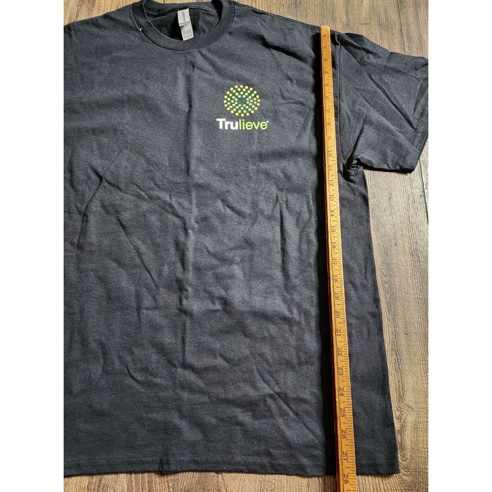 Gildan Gildan Mens XL T-Shirt Unisex Adults Short Sleeve Black Christmas Joyful Bliss 2-Sided Promo Size US XL / EU 56 / 4 - 3 Thumbnail