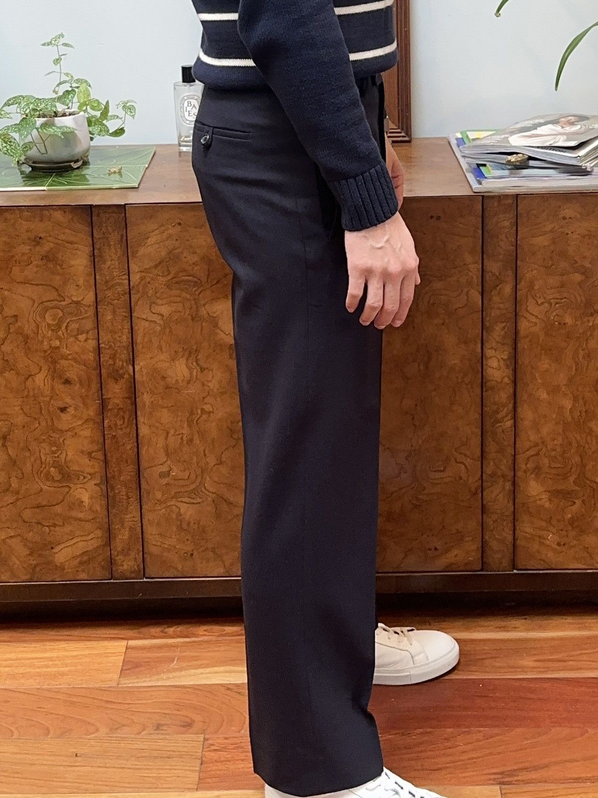 Prada Prada Wool Cropped Trousers Size US 29 - 3 Thumbnail