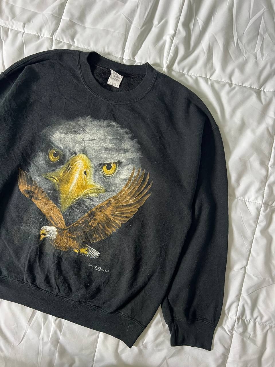 Habitat × Vintage Vintage 90s Lost Creek Outfitters Eagle Crewneck Size US L / EU 52-54 / 3 - 3 Thumbnail
