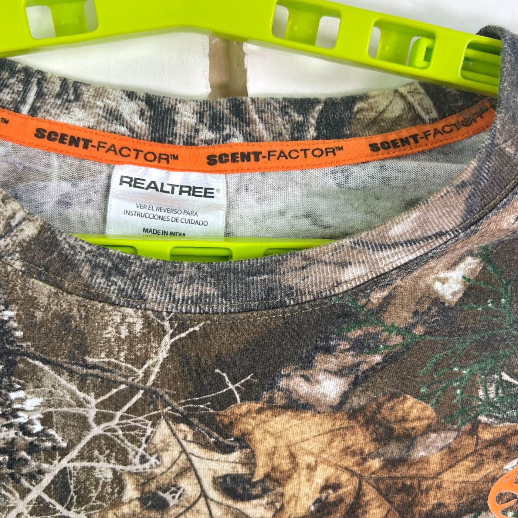 Realtree Realtree Edge Shirt Mens 2XL Green Scent Factor Camo Long Sleeve Size US XXL / EU 58 / 5 - 5 Thumbnail