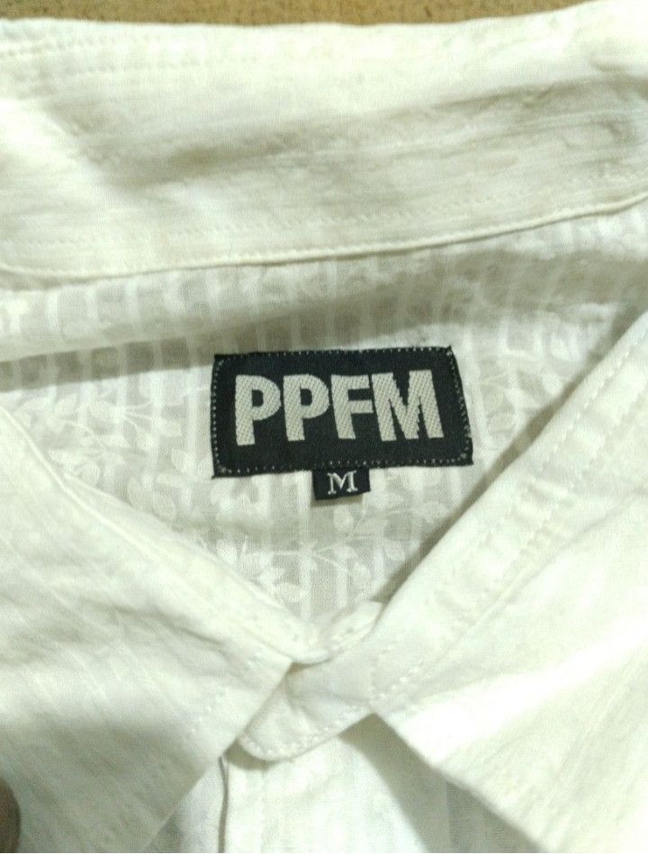 PPFM PPFM White Flower Shirt Size US M / EU 48-50 / 2 - 9 Thumbnail