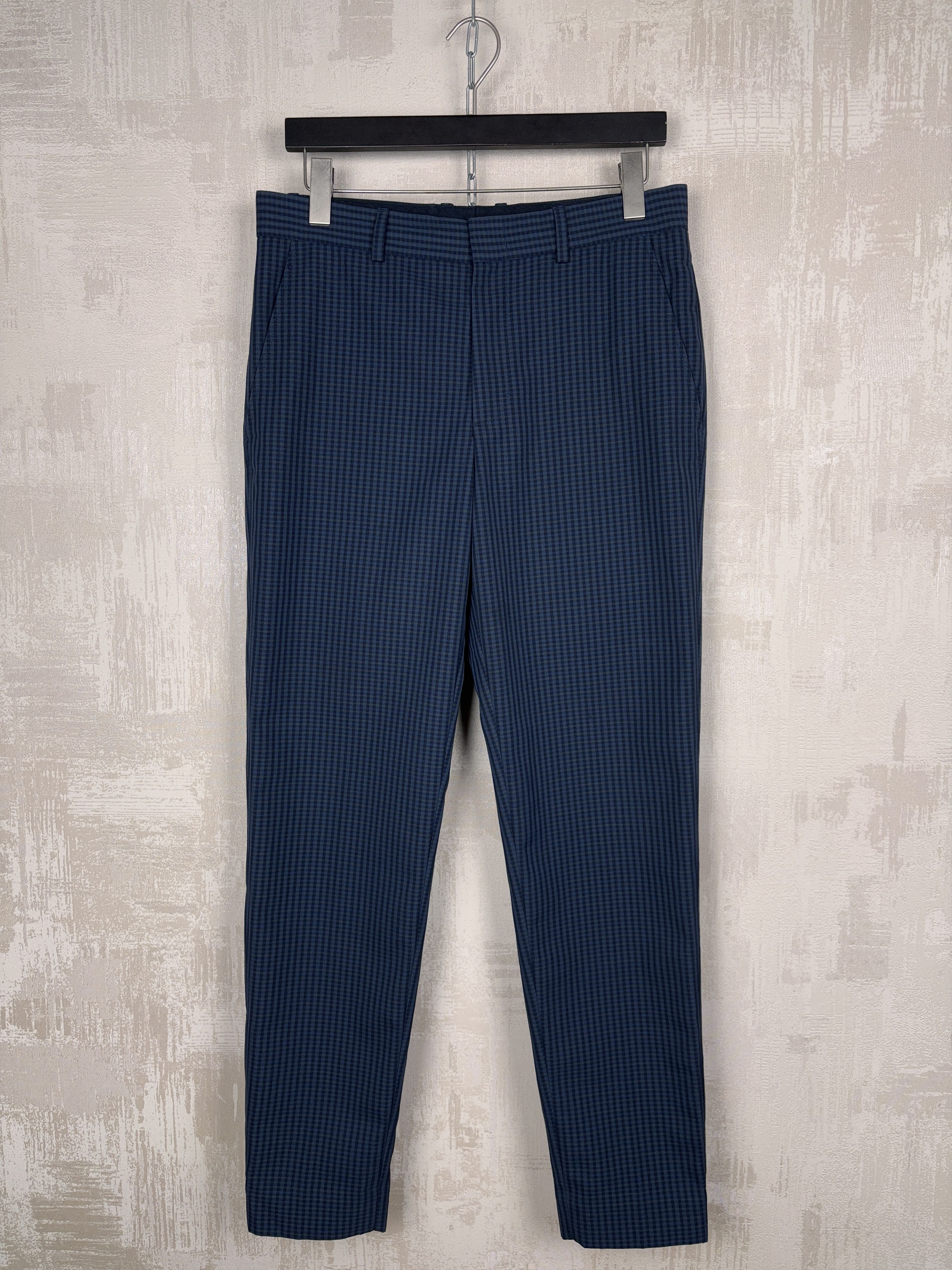 Cos COS Chino Check Pants Wool Blend Size US 32 / EU 48 - 2 Thumbnail