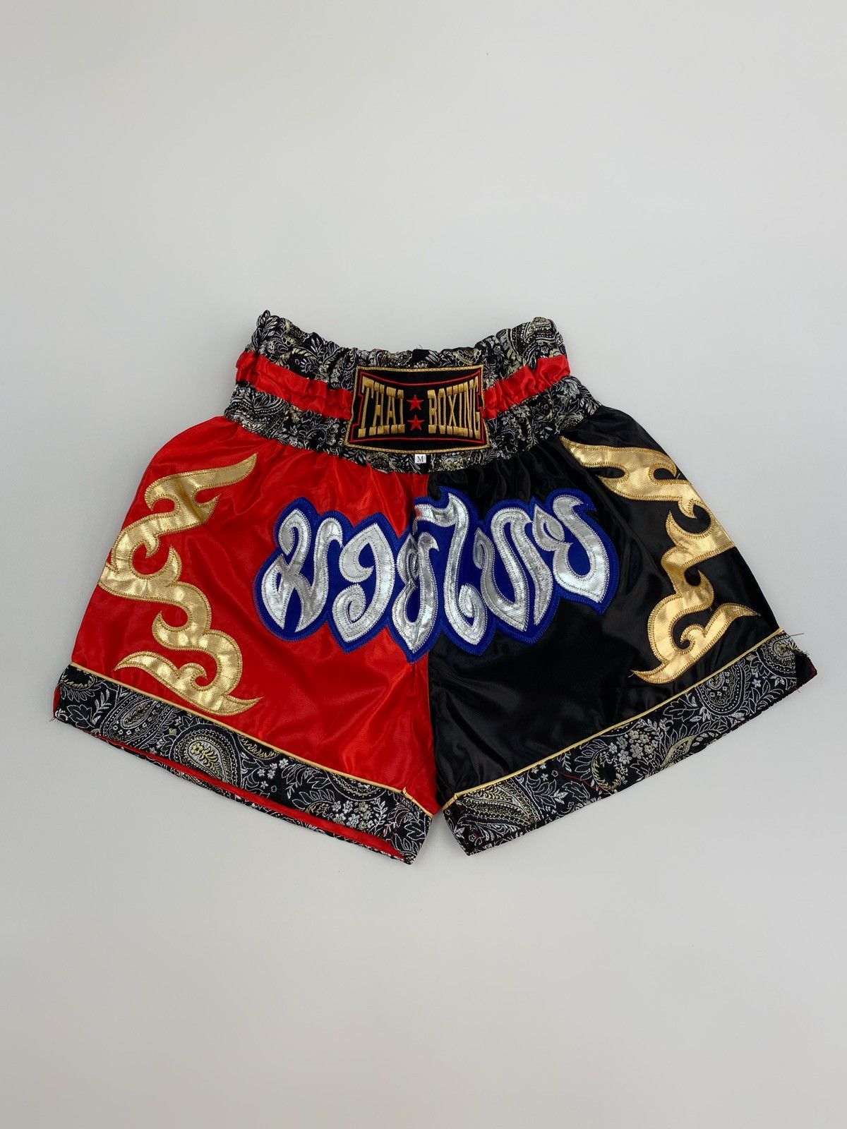 Tape Old Cassette Print Muay Thai Boxing Shorts