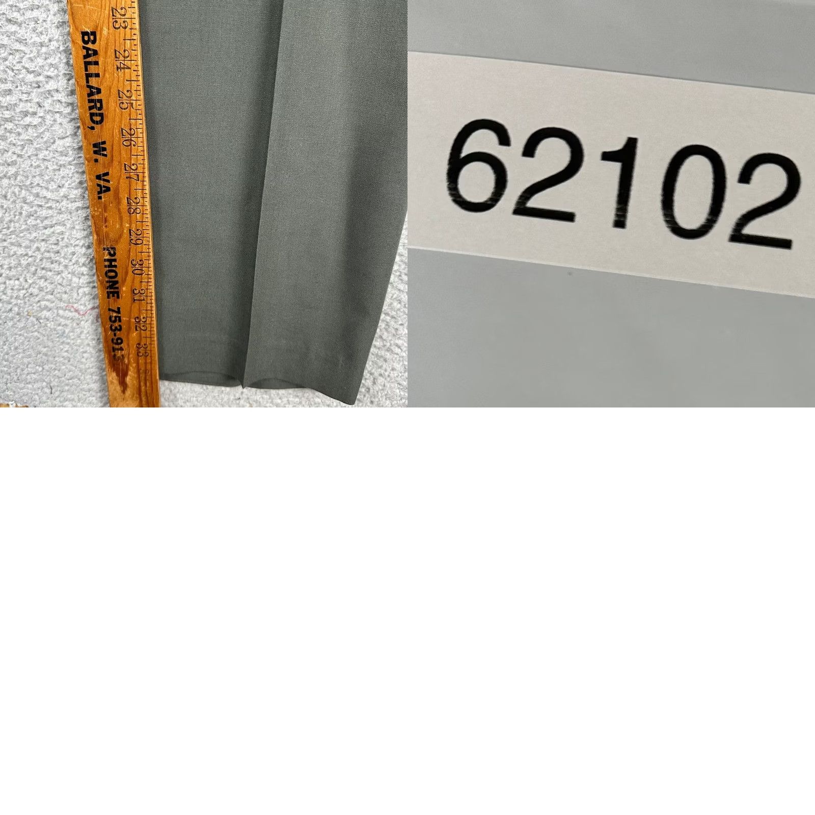 Haggar VINTAGE? No. Haggar Dress Pants Mens 34X34 Dark Grey Gallery Soft Wear Pleated Straight NEW Size US 34 / EU 50 - 8 Thumbnail