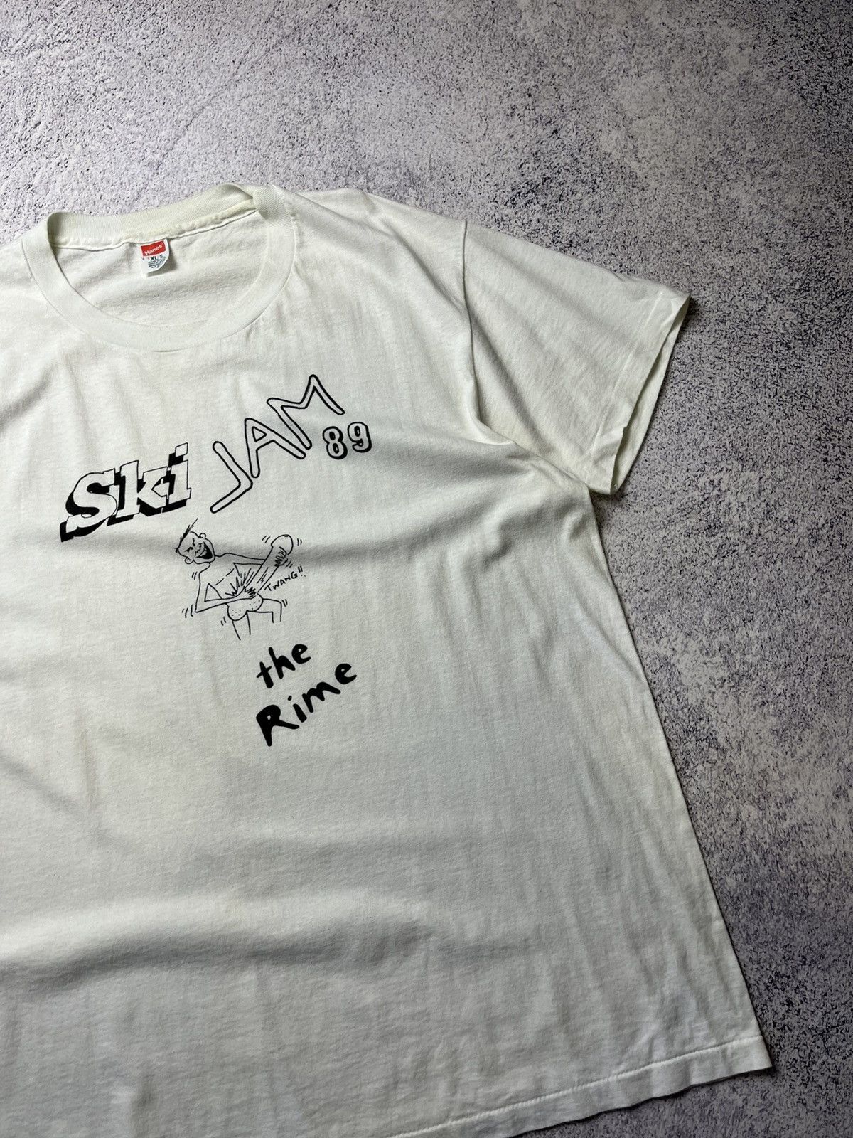 Vintage Vintage Ski Jam 89 Humor T shirt Size XL Size US XL / EU 56 / 4 - 4 Thumbnail