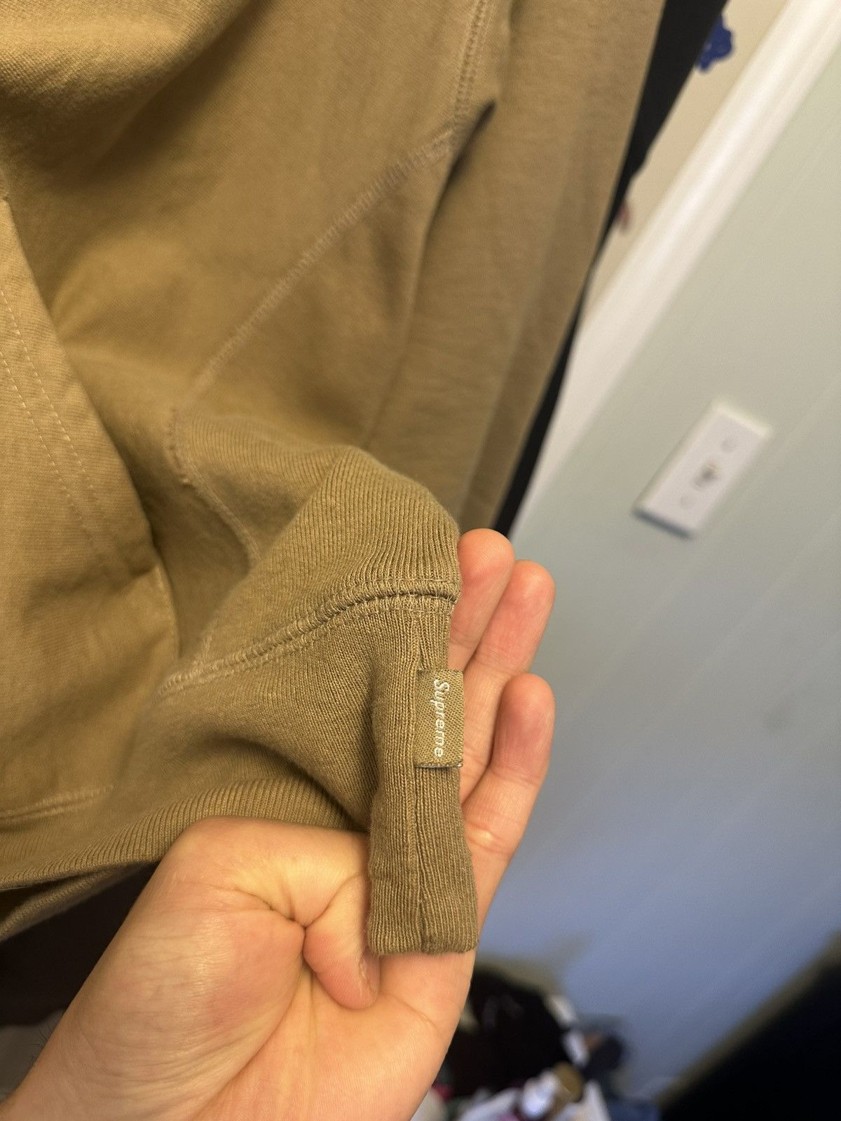 Supreme Supreme Box Logo Dark Sand Hoodie Size US M / EU 48-50 / 2 - 12 Thumbnail
