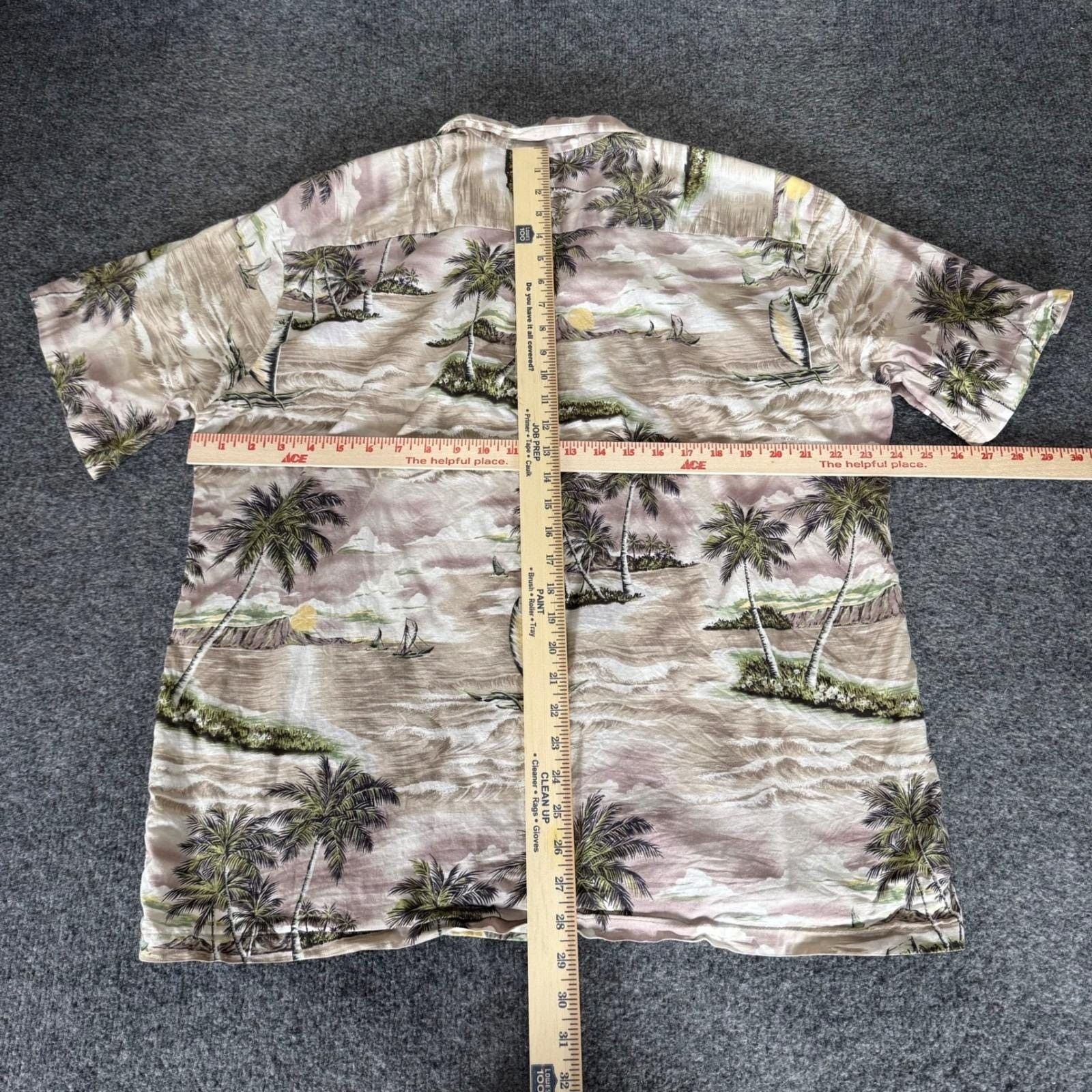 Hilo Hattie Hilo Hattie Mens XL Hawaiian Shirt Aloha Tropical Palm Tree Size US XL / EU 56 / 4 - 3 Thumbnail