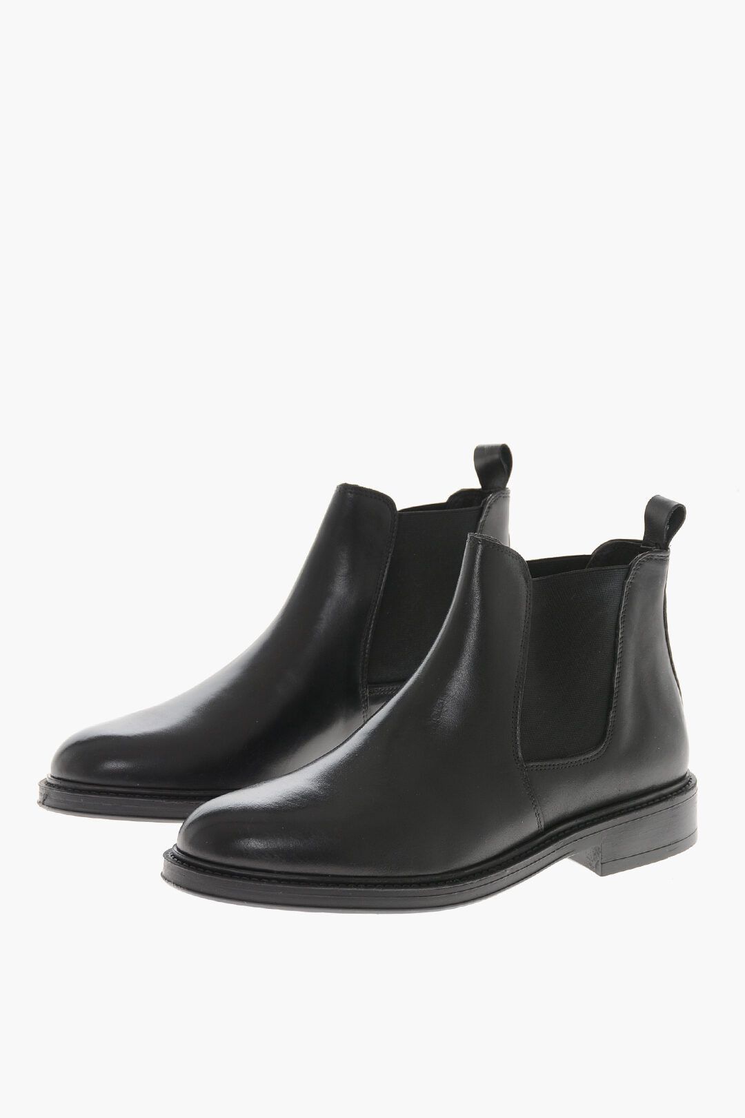 Testoni og1mm0226 Brushed Leather Chelsea Boots in Black Size US 8 / EU 41 - 2 Thumbnail