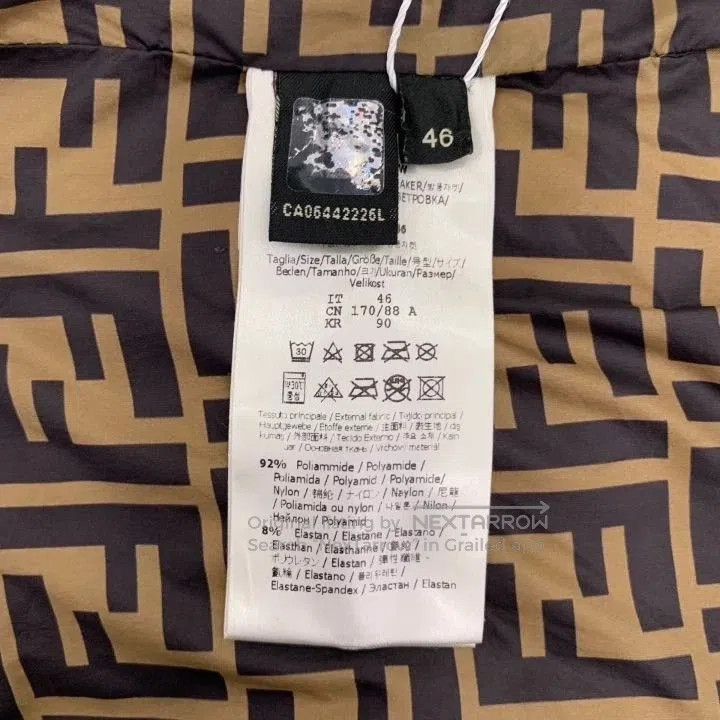 Fendi Fendi Logo Print Zip Collar Down Jacket. Size US S / EU 44-46 / 1 - 6 Thumbnail