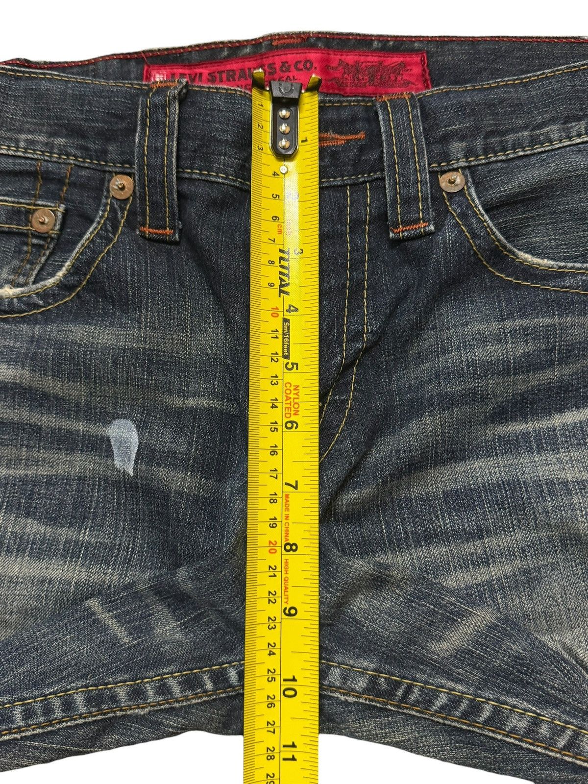 Levi's Vintage Clothing Vintage 90s Levis 506 Blue Wash Faded Distressed Straight Size US 31 - 11 Thumbnail