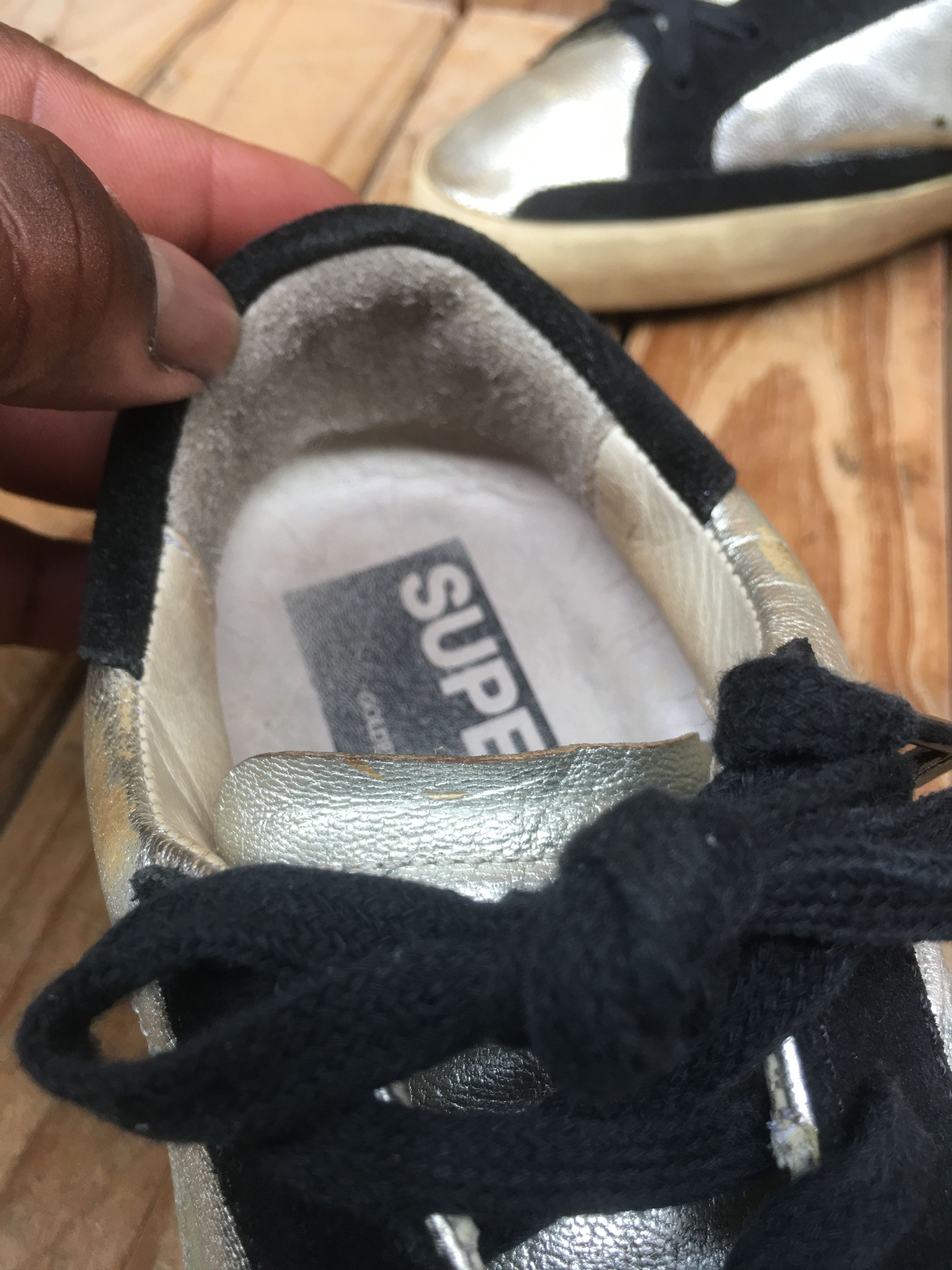 Golden Goose Golden Goose silver patent sneakers size UK 35 Size US 5 / IT 35 - 12 Thumbnail
