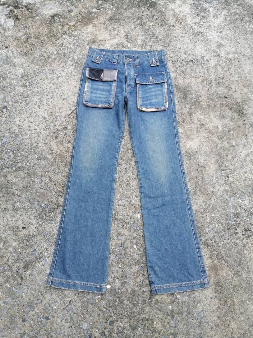Japanese Brand Japanese Brand Nice Design Front Pockets Denim Jeans Size 28" / US 6 / IT 42 - 1 Thumbnail