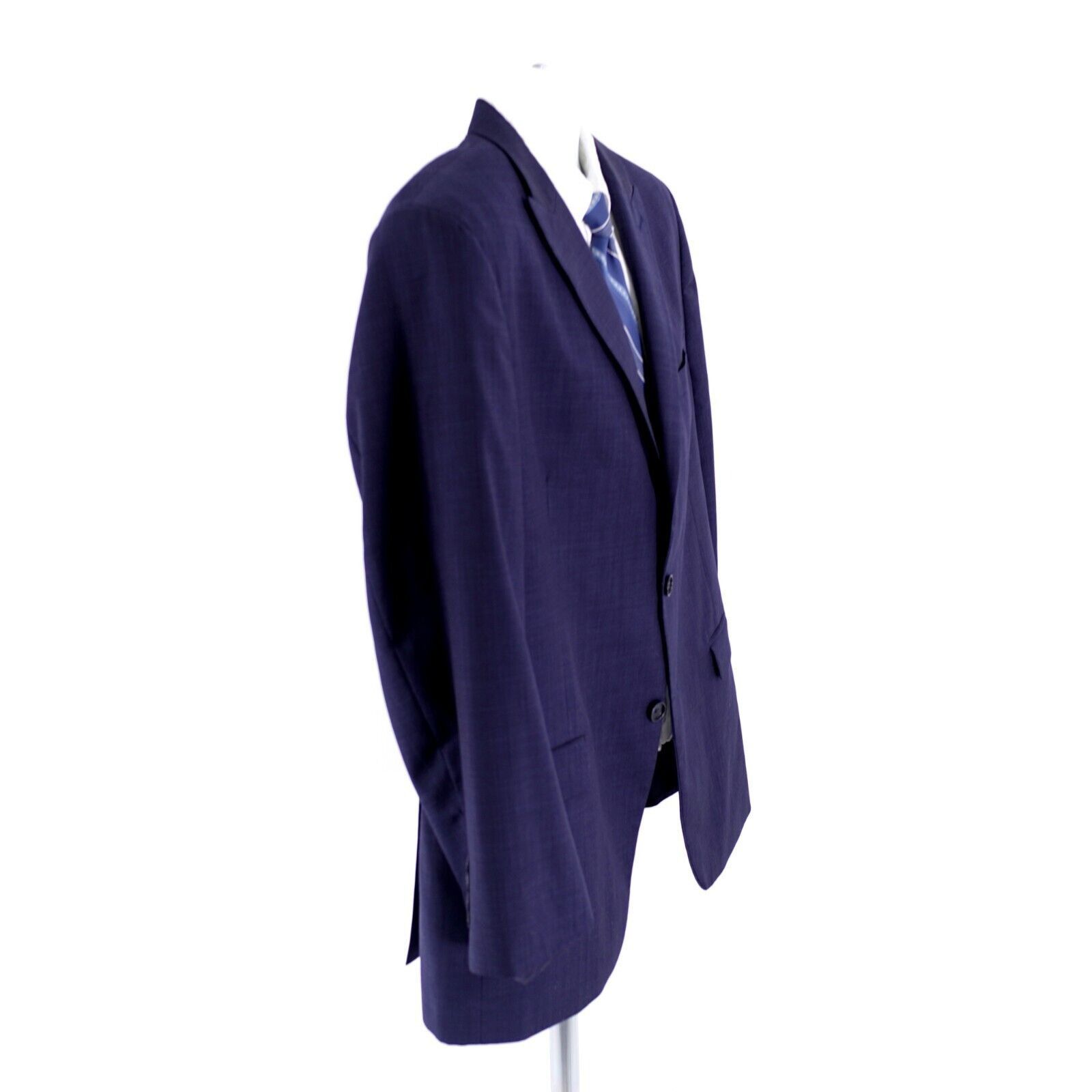 Tommy Hilfiger Tommy Hilfiger Wool Polka Dot Peak Lapel 2 Button Suit Jacke Size 42R - 8 Thumbnail