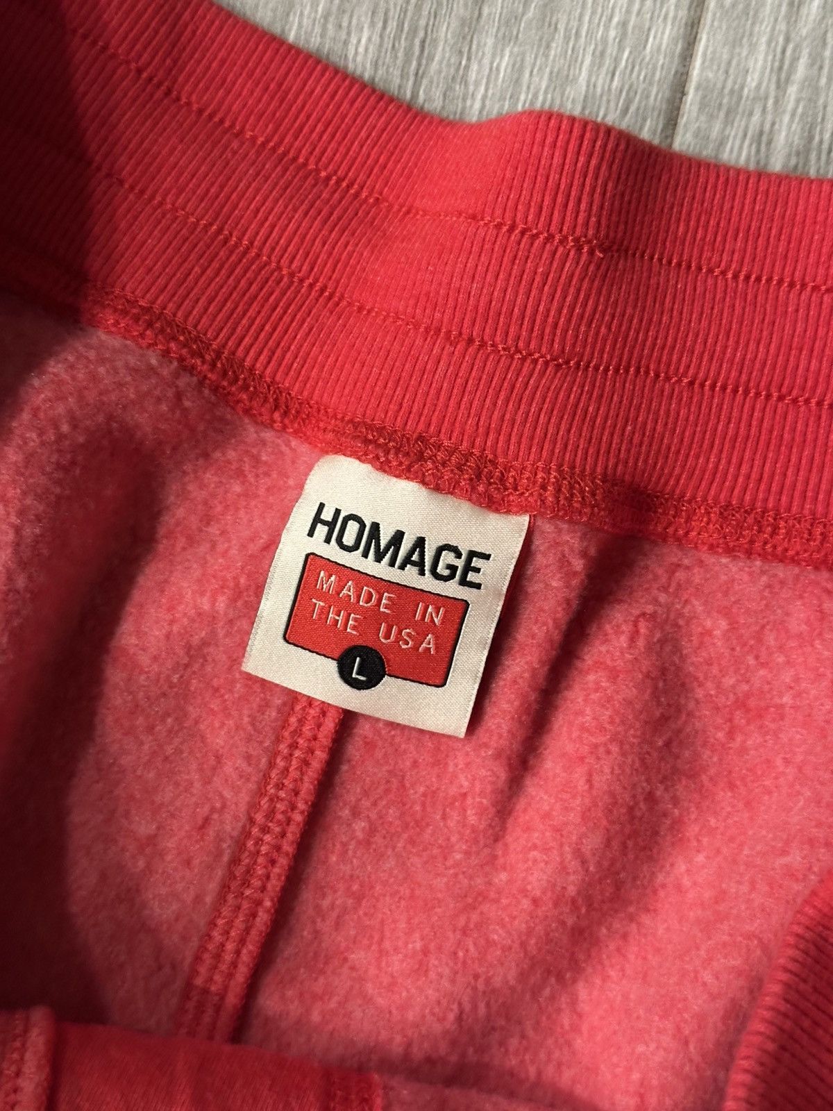 Homage Men's Homage Go-To Sweat Shorts Red Size L Large Used Size US 36 / EU 52 - 3 Thumbnail